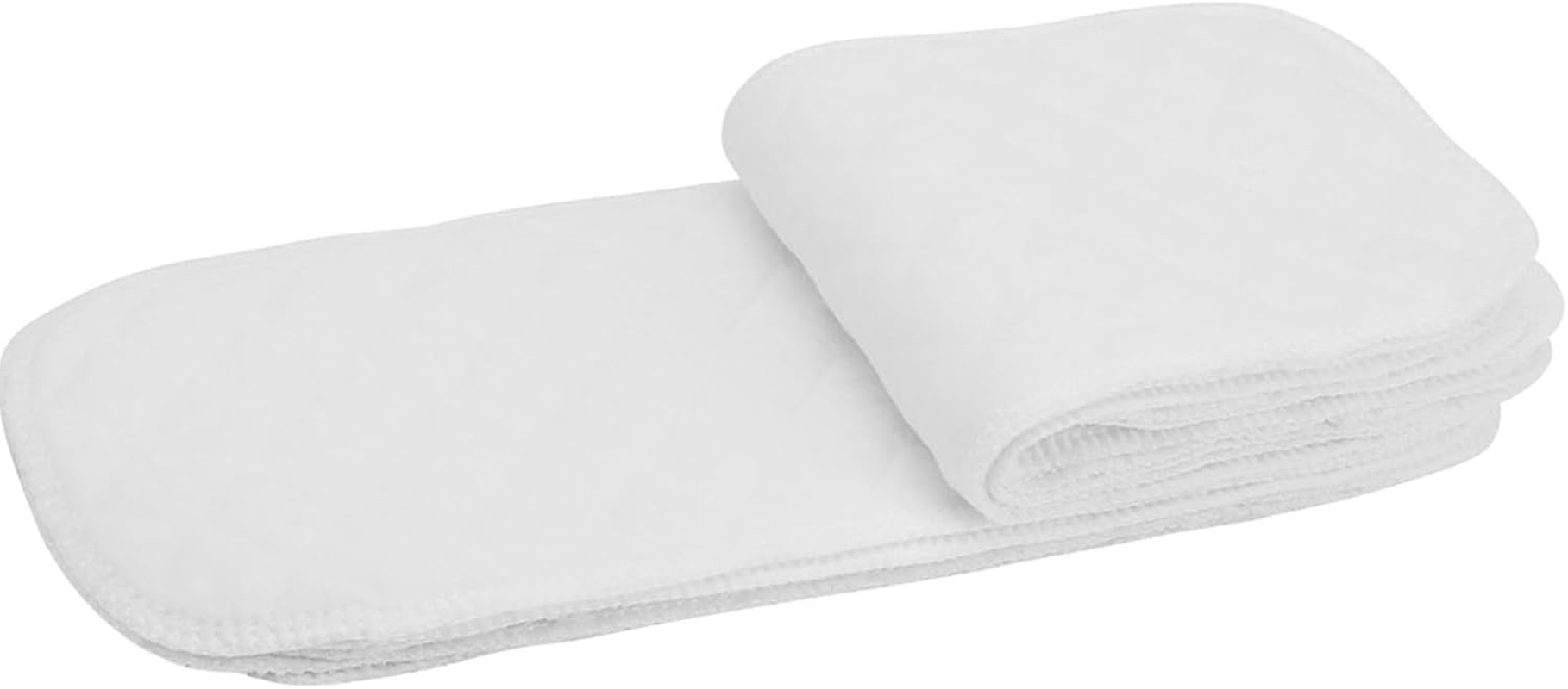 Reusable Cotton Nappy Liner Insert 10Pcs for Baby Modern Cloth Diapers (Sixth Floor (32 * 12Cm)) image number 1