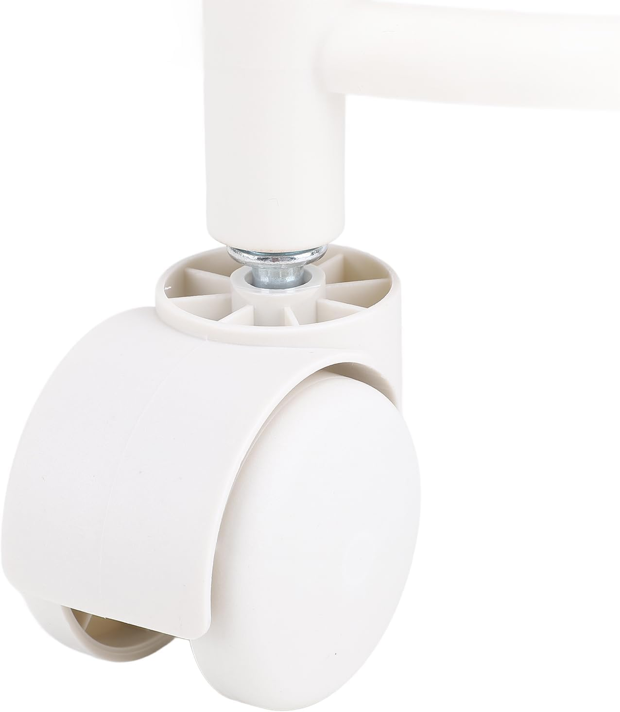 Pedicure Stool PU Leather, Low Rolling Stool, Garage Stool with Wheels, Low Roller Seat, Mute Wheel Swivel Roller Chair for Home Office Shop (Orange) - Orange image number 6