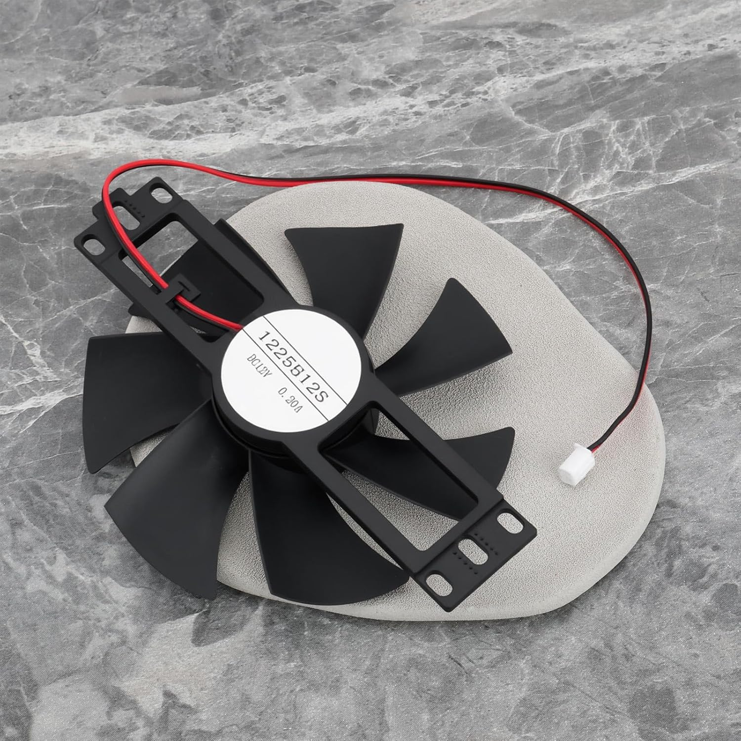 OTOTEC DC12V 0.2A 2-Wire Cooling Fan Replacement 1225H12S Compatible with Lianchuang Heater