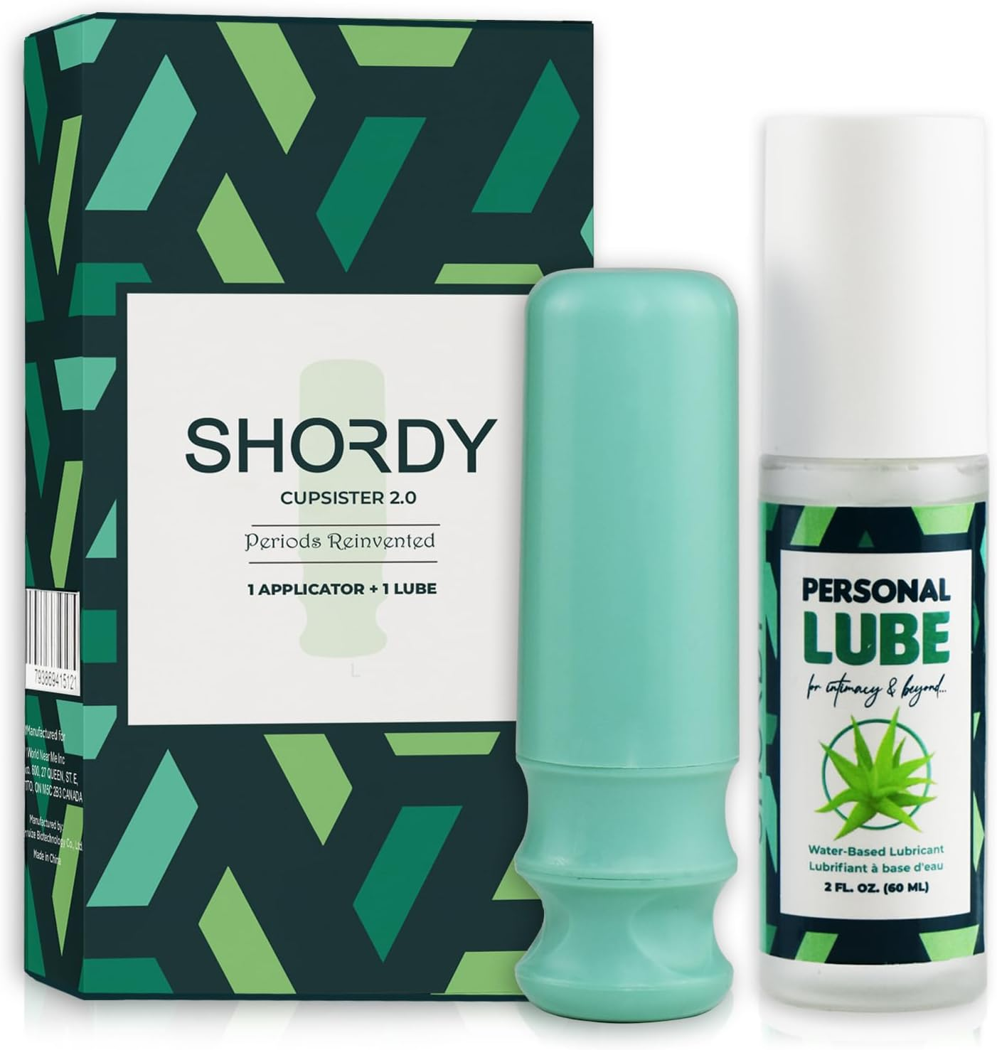 SHORDY Applicator Tool 2.0 with Lube for Menstrual Cups, Easy Insert, Reusable Period Cup Applicator Set Copa Menstrual Compact Kit for Women, Soft & Easy to Use, Works with Most Cups image number 3