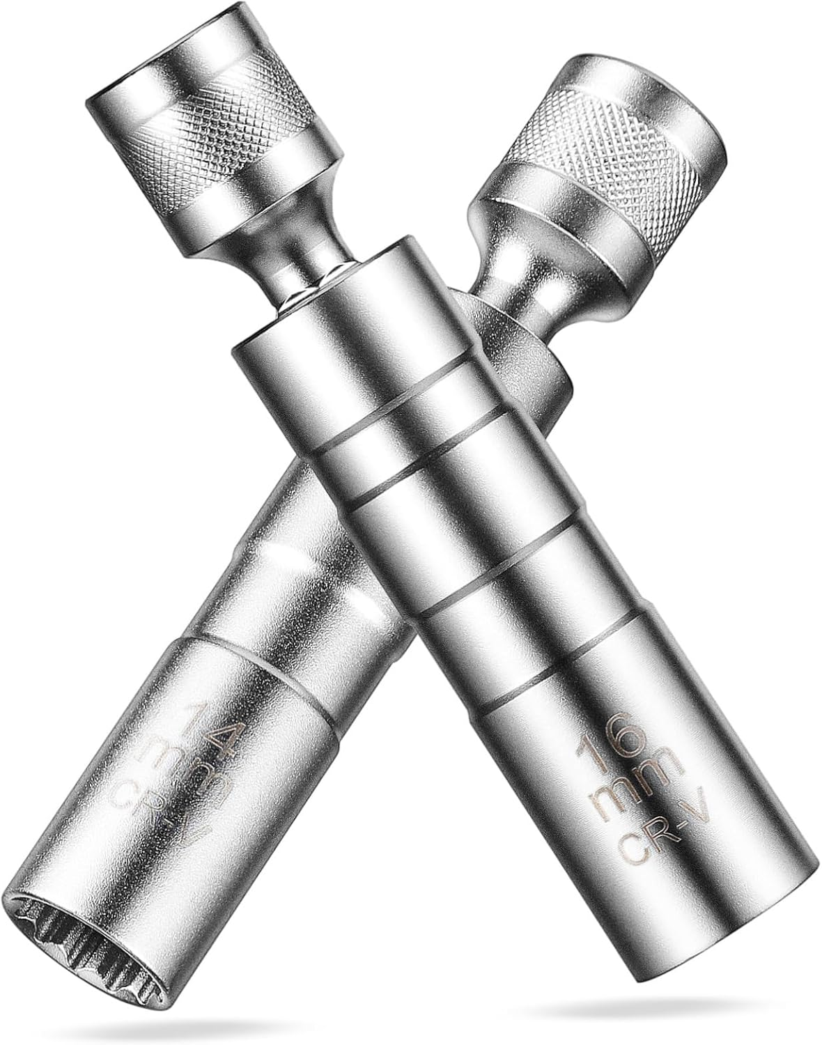 VINTORKY Spark Plug Remover Tool 2 Pcs Sockets Steel Socket Automotive Accessory image number 4