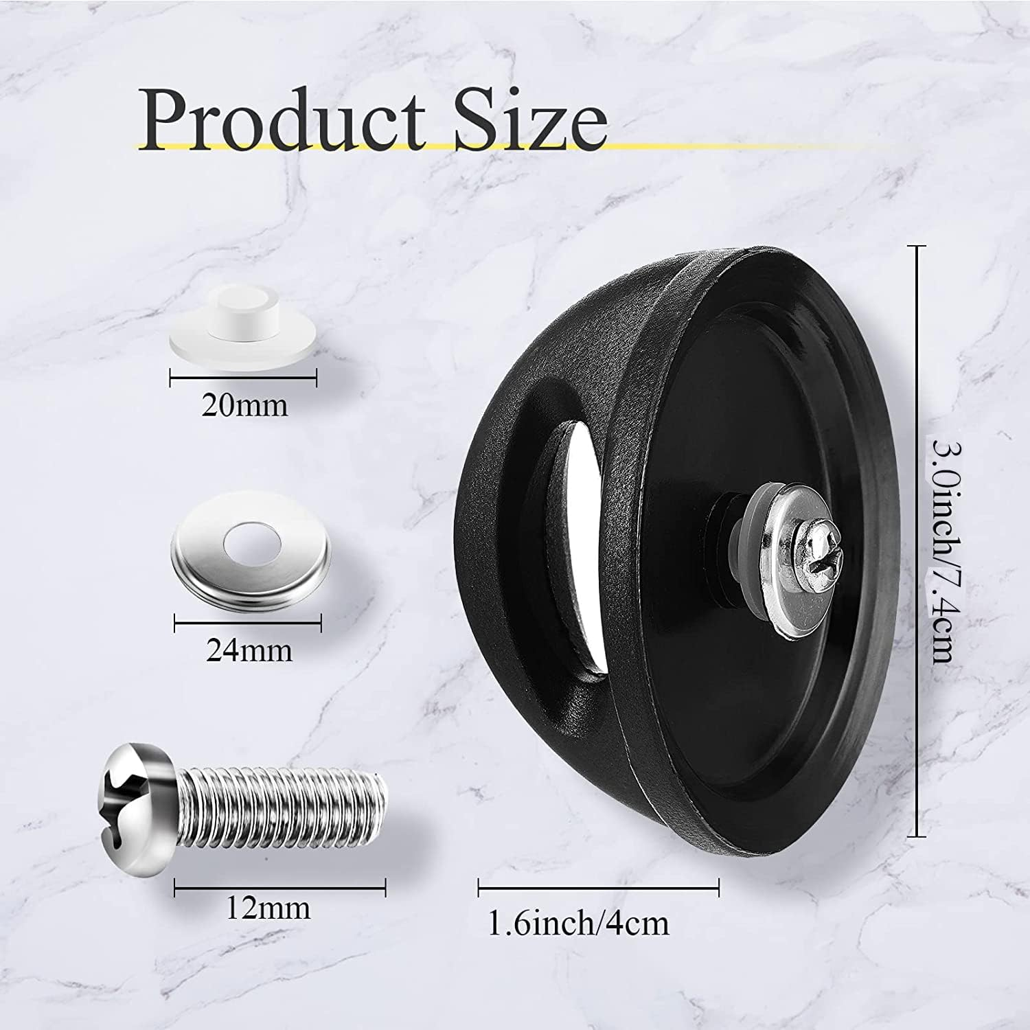 Universal Pot Lid Handle Replacement Compatible with Rival Crockpot Replacement Lid Parts and More Universal Kitchen Cookware Lid Replacement Knobs 3 Inch(1 Pack) image number 2