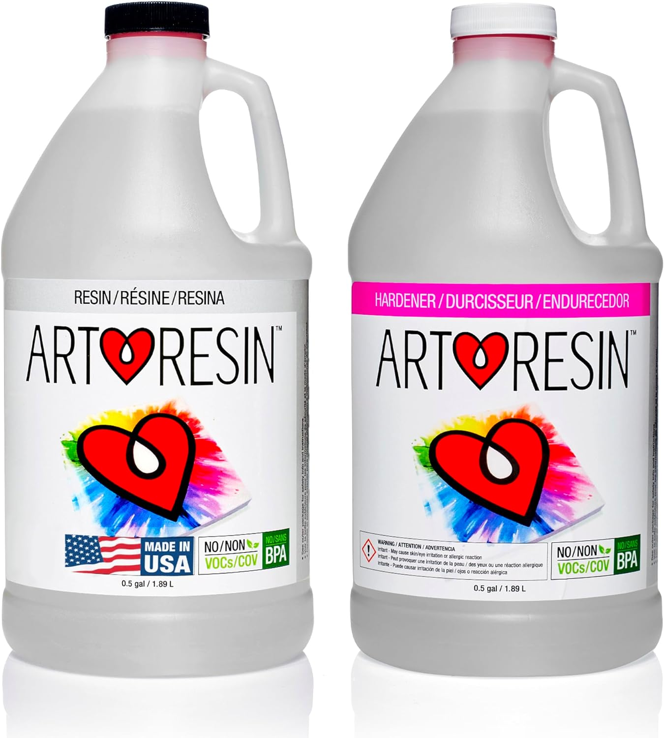 Artresin - Epoxy Resin - Clear - Non-Toxic - 1 Gal (0.5 Gal Resin + 0.5 Gal Hardener) (3.78 L) image number 4