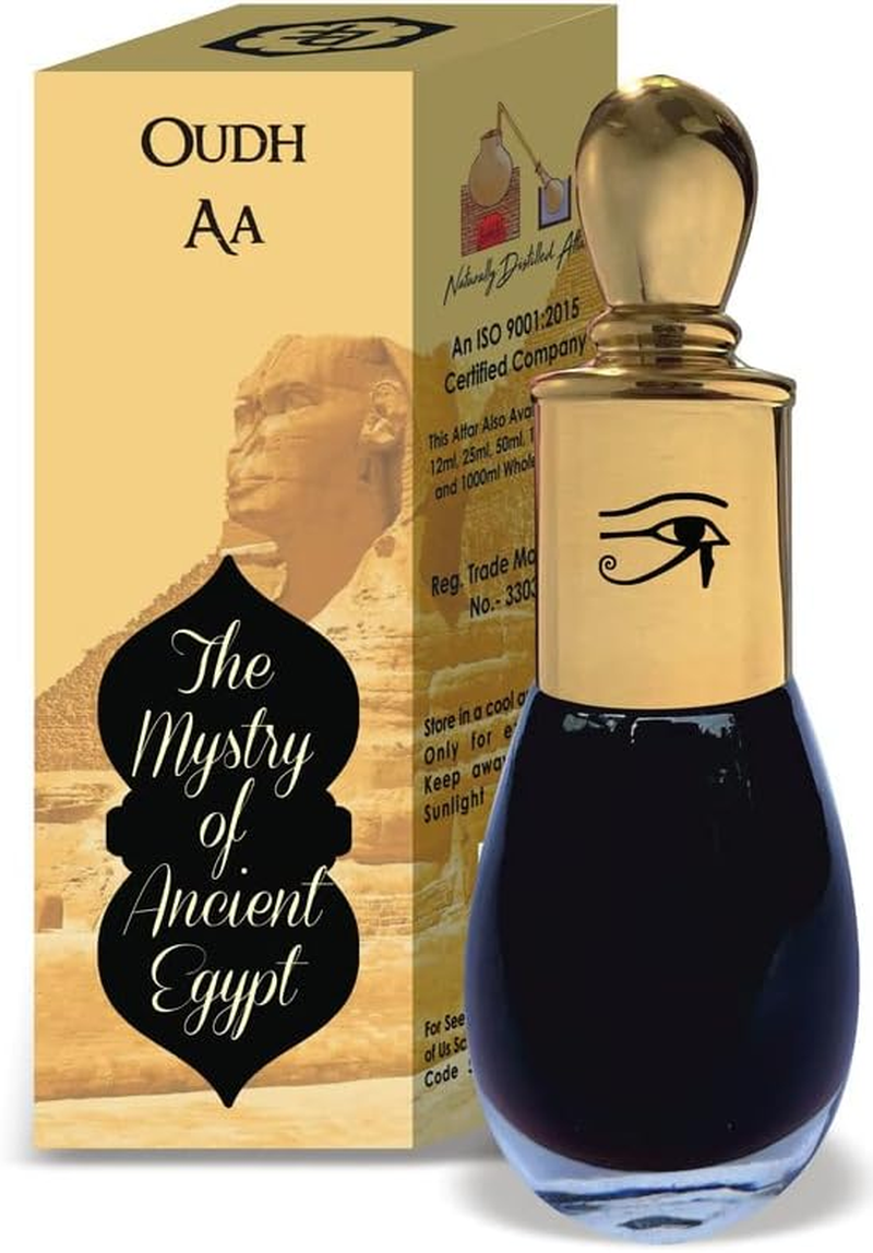 Parag Fragrances Oudh Aa Attar / Itra 12Ml العطار (Egyption Mystery Series) Limited Time Launching Offer / Purest Grade 1 Attar for Men / Alcohol Free & Long Lasting Natural Attar Perfume