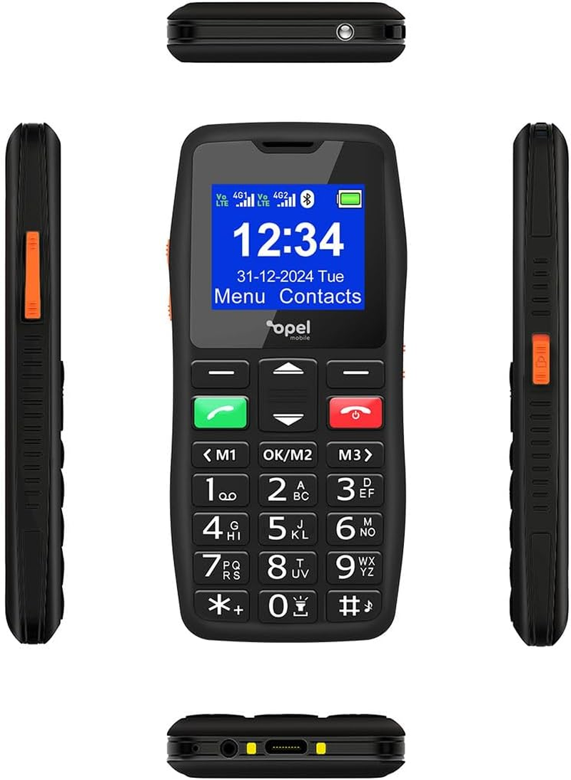 Opel Mobile Lite 5 Candy Bar Shaped Mobile Phone with Charging Cradle image number 3