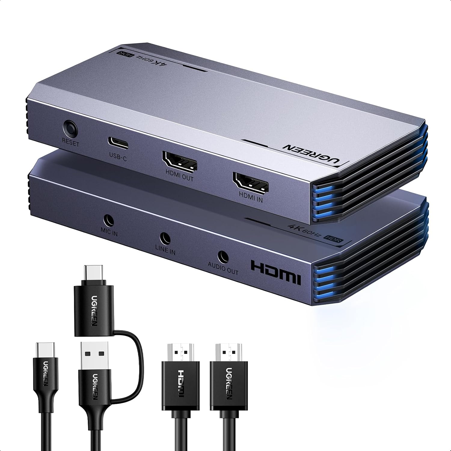 UGREEN 4K 60FPS HDMI Video Capture Card, Ultra HD 1080P@240Hz Low Latency Passthrough Support VRR HDR for Streaming, Recording, Gaming Compatible with Ipad, Switch, PS5, Xbox, PC, Mac image number 6