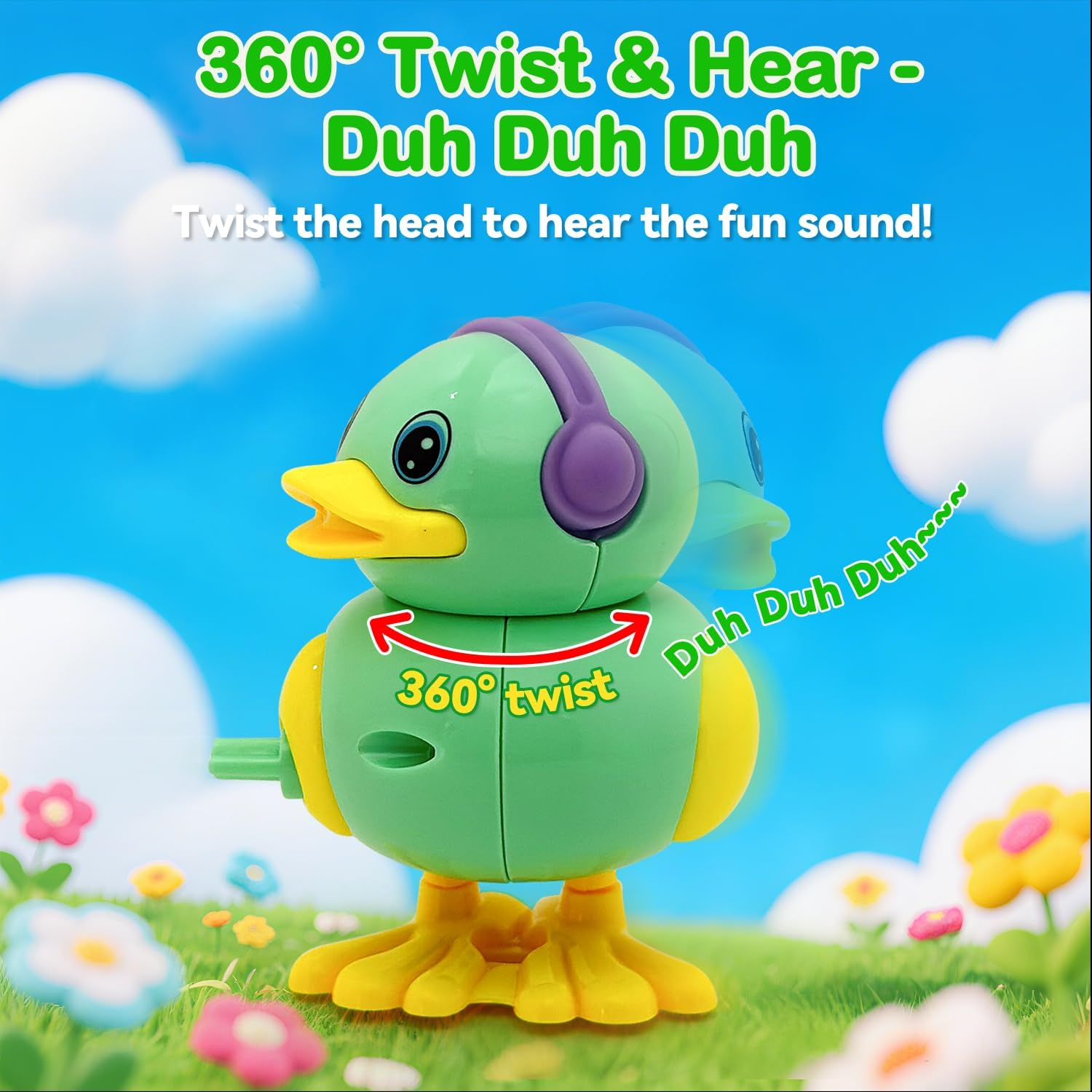 Toys for 2 3 4 5 Year Old Boy Girl Gifts - 6 Pcs Wind up Toys for Kids Girls Boys 3-5, Cute Animal Baby & Toddler Toys, Party Bag Fillers Favours Birthday Christmas for Kids image number 6