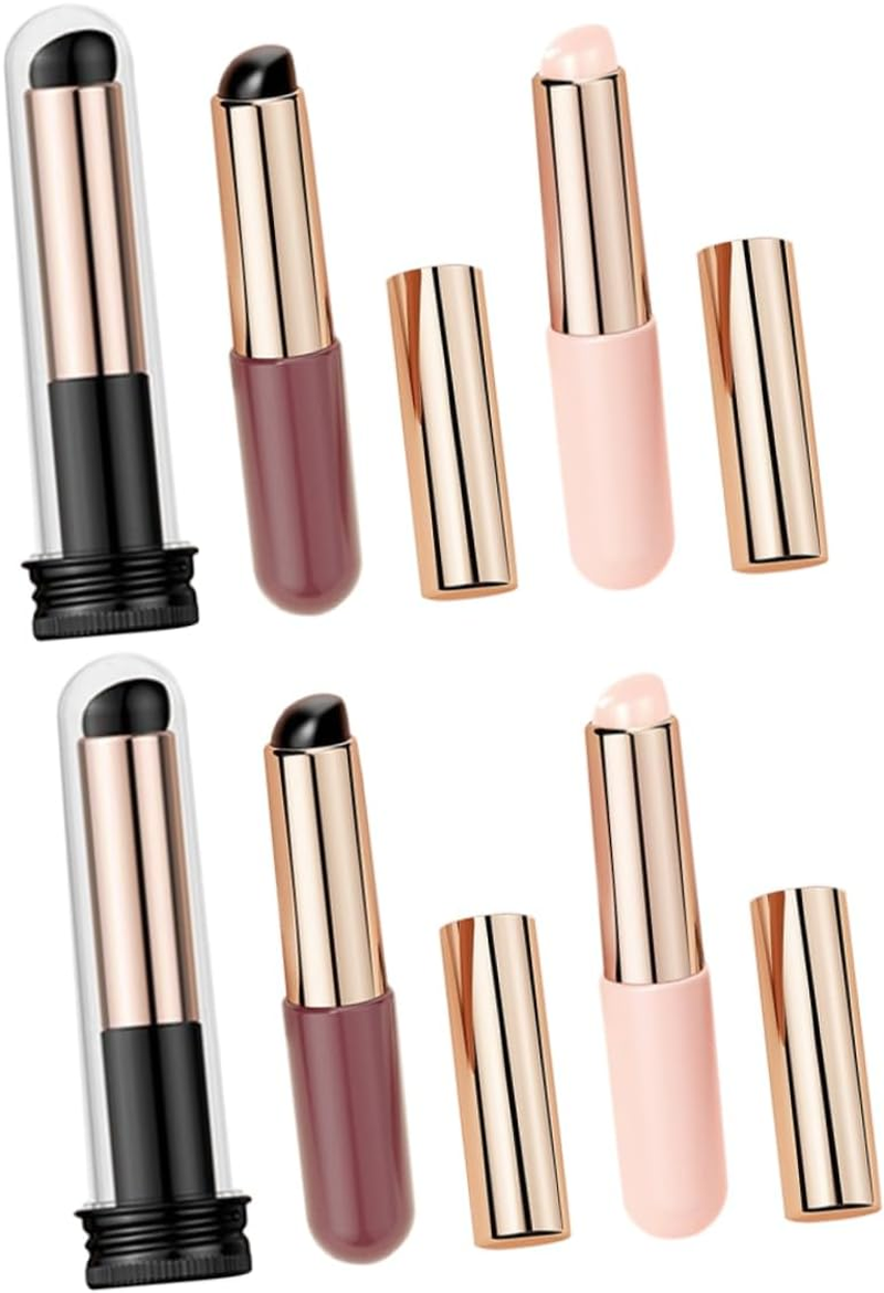 FOYTOKI Pcs Gradient Glue Tool Set Silicone Brush for Nail Art Makeup and Lip Application image number 3