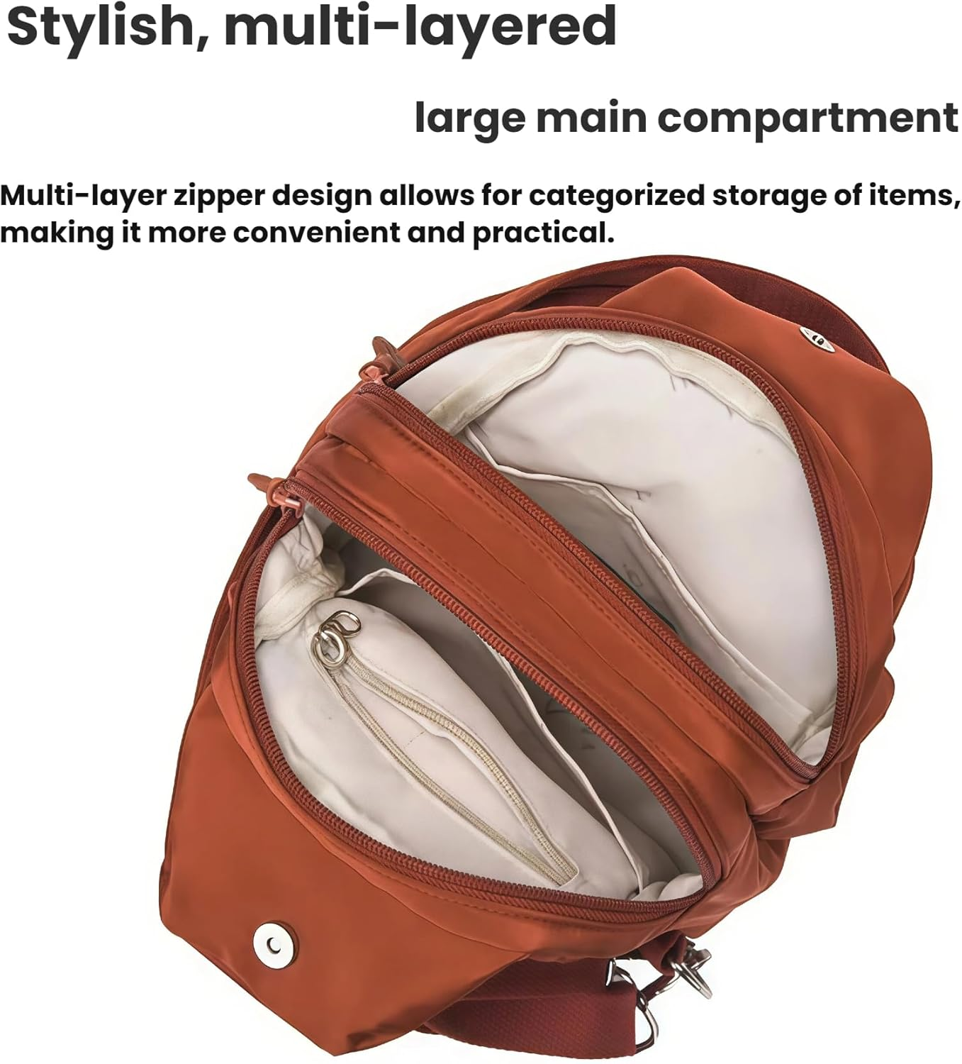 2026 Upgrade 3 in 1 Anti-Theft Travel Tote Bag - Waterproof Nylon Convertible Backpack Crossbody Bag for Women