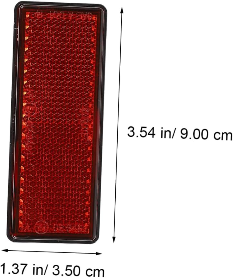 Gatuida 10Pcs Car Reflective Strips Self-Adhesive Reflective Tape for Car Mirrors Weatherproof Warning Tapes image number 6