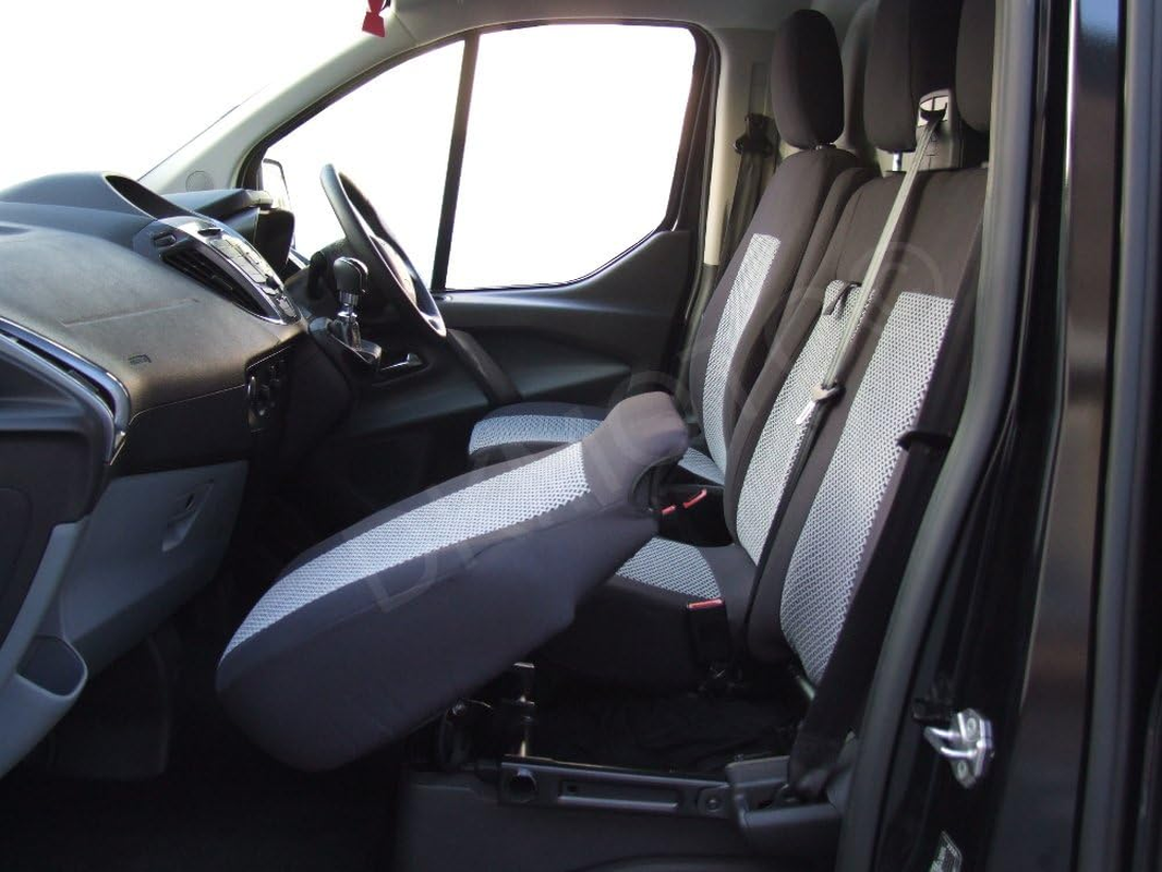 DKMOTO DK541P2 Tailored Van Seat Covers for Ford Transit Custom - with Fold down Table image number 5
