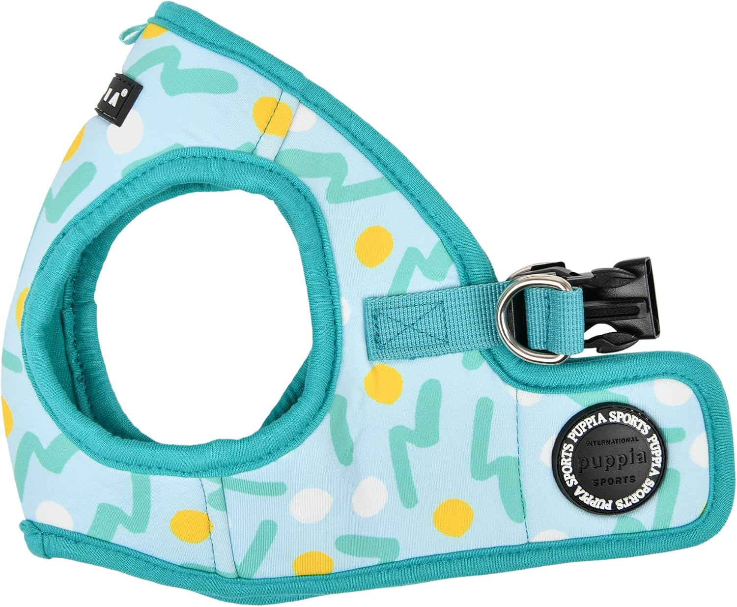 Puppia Lady Beetle Step-In Vest Dog Harness No Choke No Pull Walking Training for Small and Medium Dog - Black - M