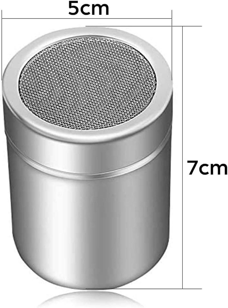 Stainless Steel Sugar Cocoa Coffee Icing Shaker Flour Duster Chocolate Powder #Coffee Duster image number 5