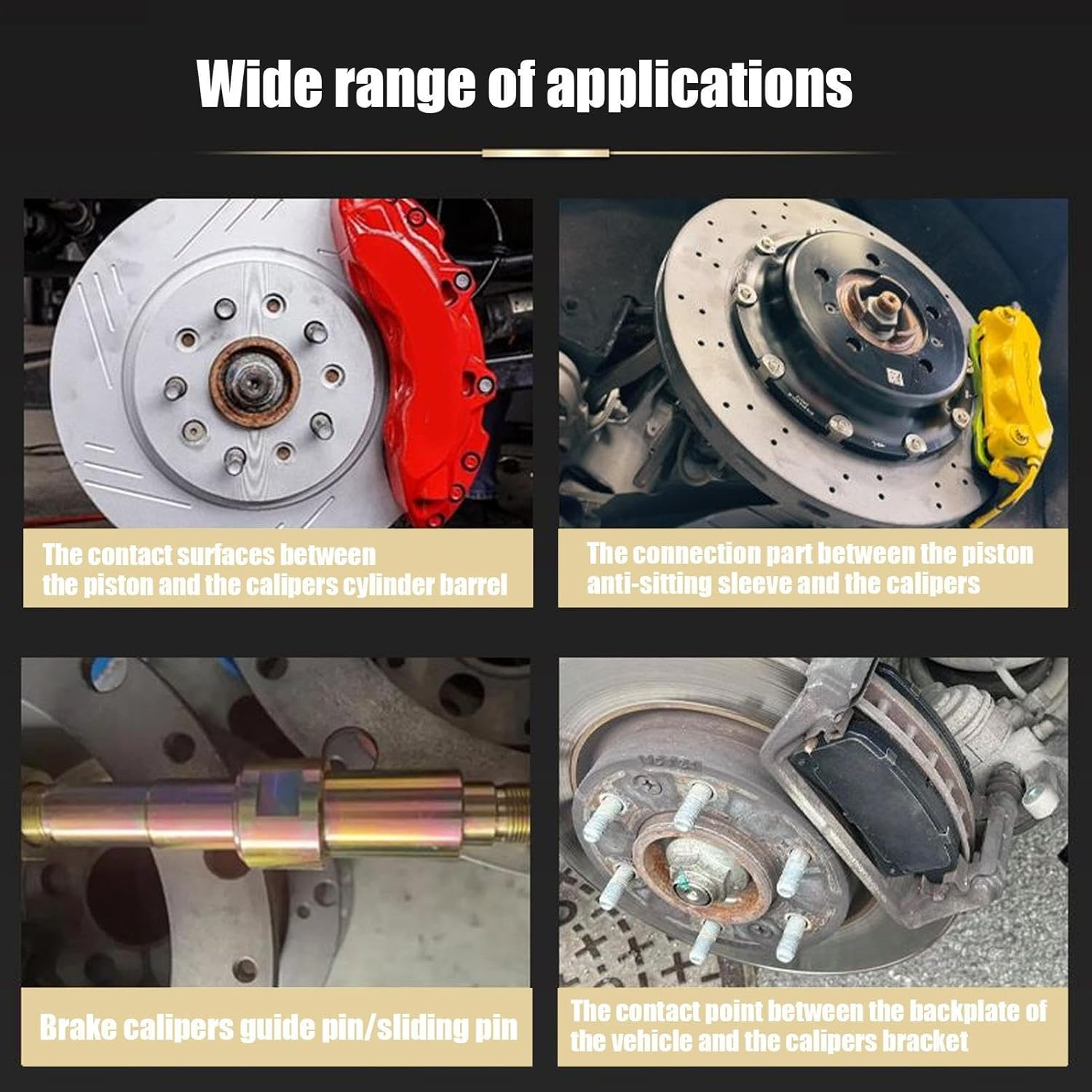 Brake Grease - 150G Automotive Lubricating Compound,Disc Brake Grease,For Motorcycle Car Truck SUV Wheel Disc Pin Workshop Garage Maintenance image number 2