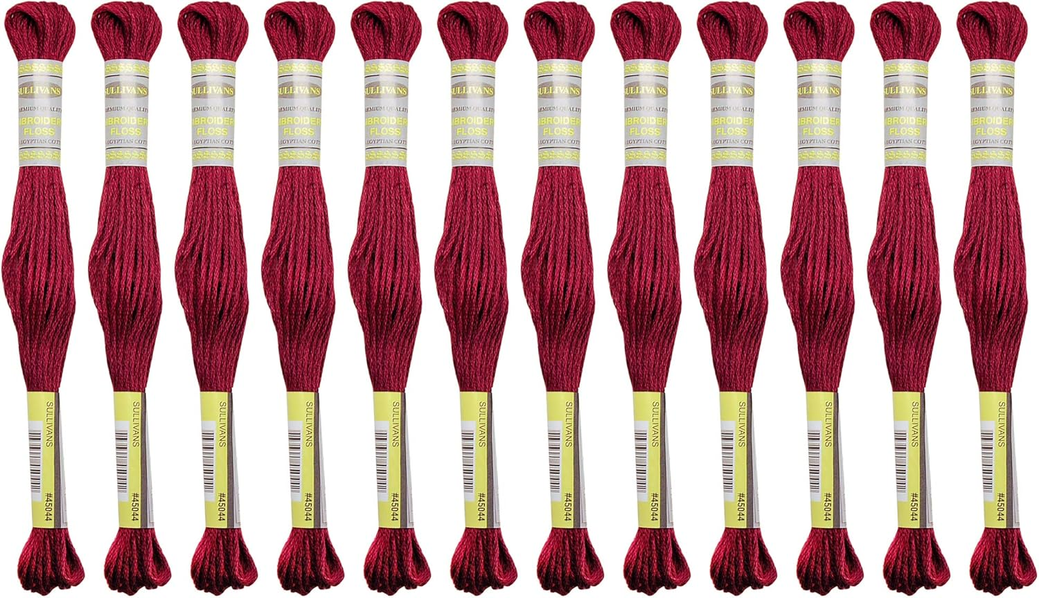 Sullivans Six Strand Embroidery Cotton 8.7 Yards-Very Dark Shell Pink 12 per Box