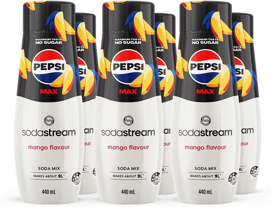 Sodastream - 7Up Soda Drink Mix | for Soda Makers; Turns 54 Litres of Fizzy Water into Delicious 7Up | Makes 216 Servings | 440Ml, Pack of 6 image number 1