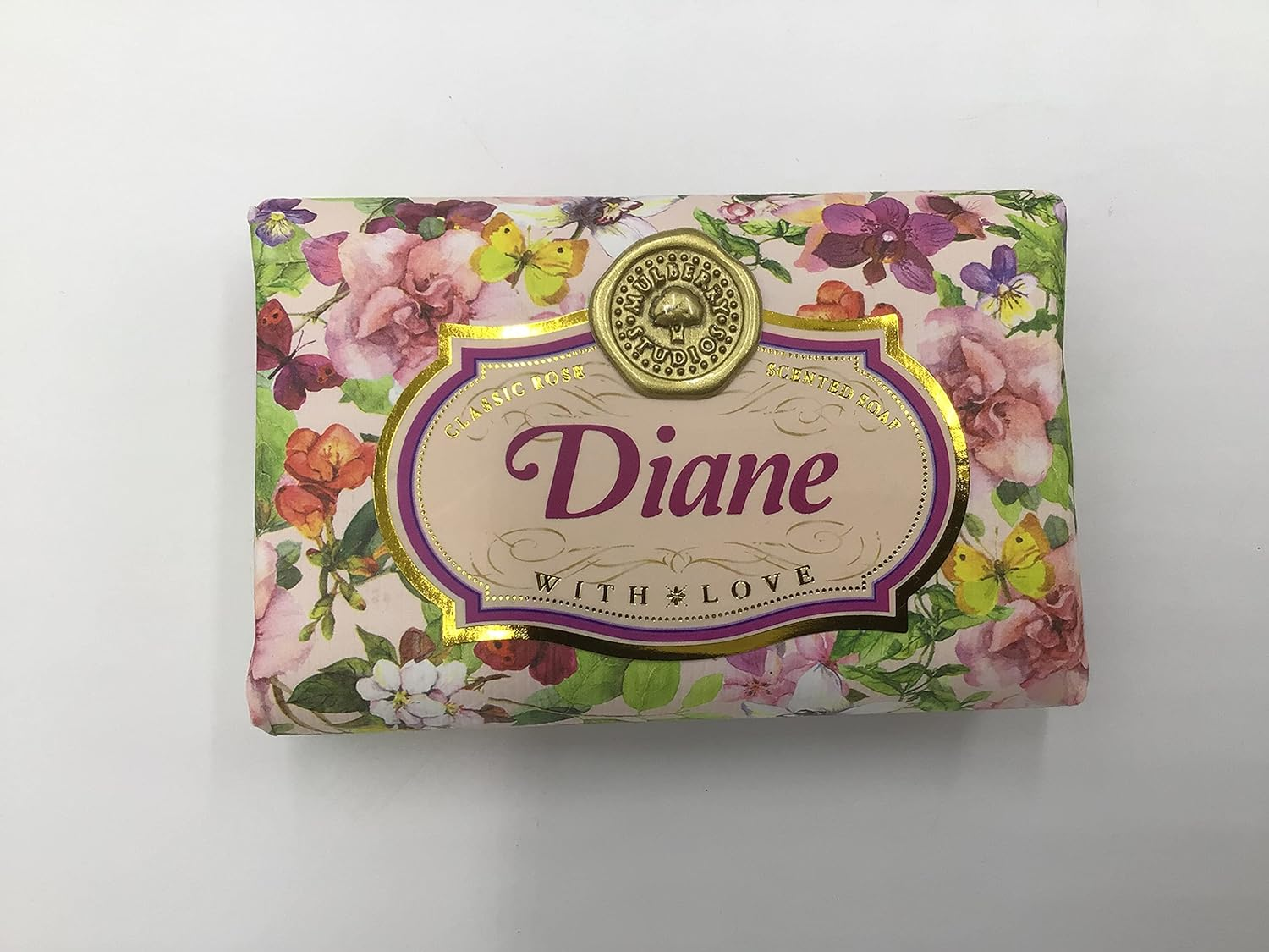 Diane - Gift Soap Bar for Her Birthday Rose Scent Mum Grandmother Cleanser Lather Present Girl image number 1