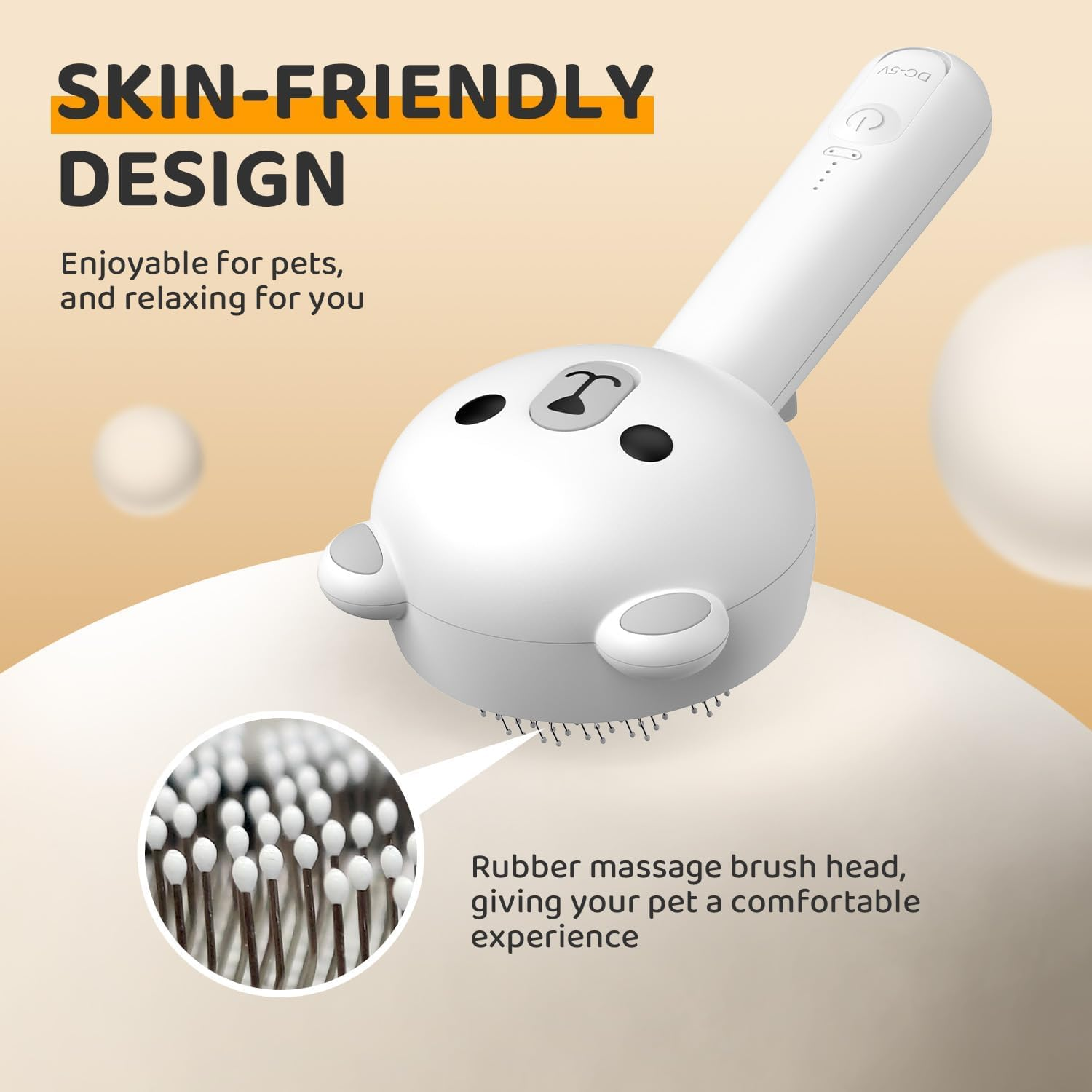 Steam Cat Brush，3 in 1 Pet Brush image number 6