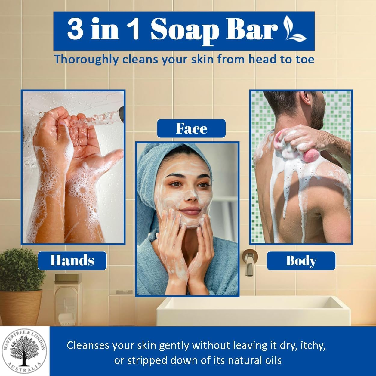 Wavertree and London Prosecco Soap Bar 200 G image number 2