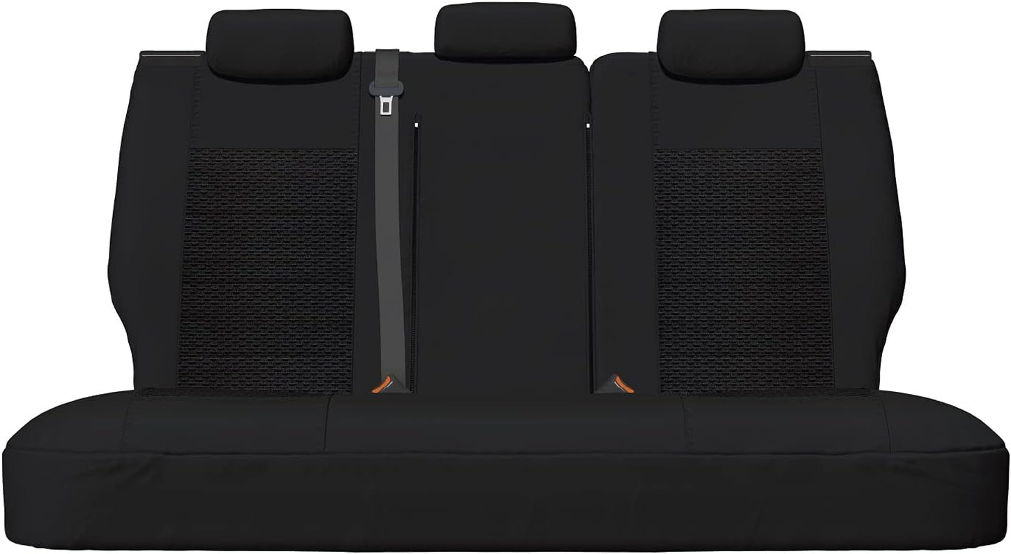 For Ford Everest UA SUV 2015-2022 Waterproof Fabric Rear (Row 2) Seat Covers Custom image number 1