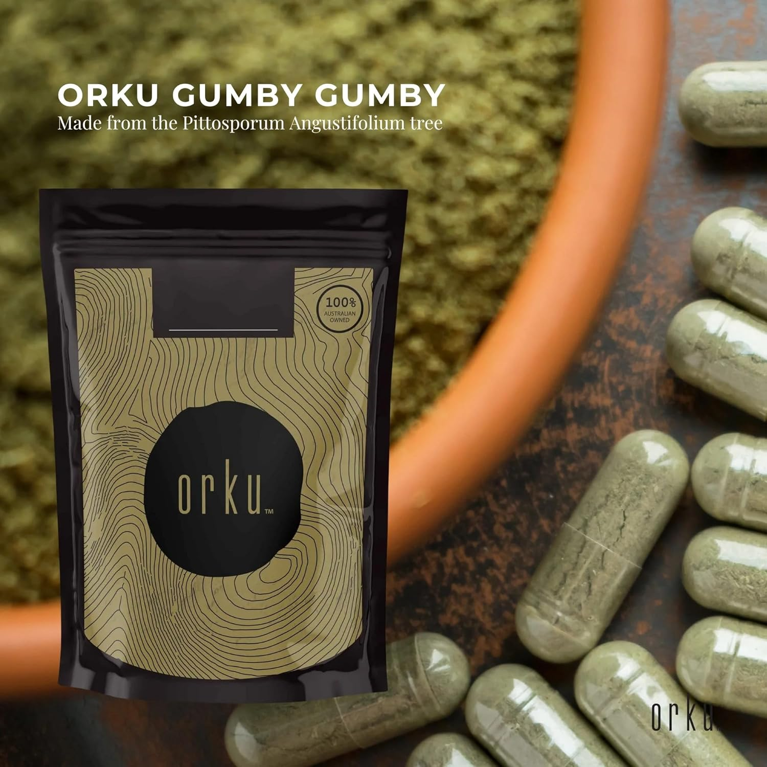 400G Gumby Gumby Pure Powder - Gumbi Aboriginal Plant Pittosporum Angustifolum image number 1