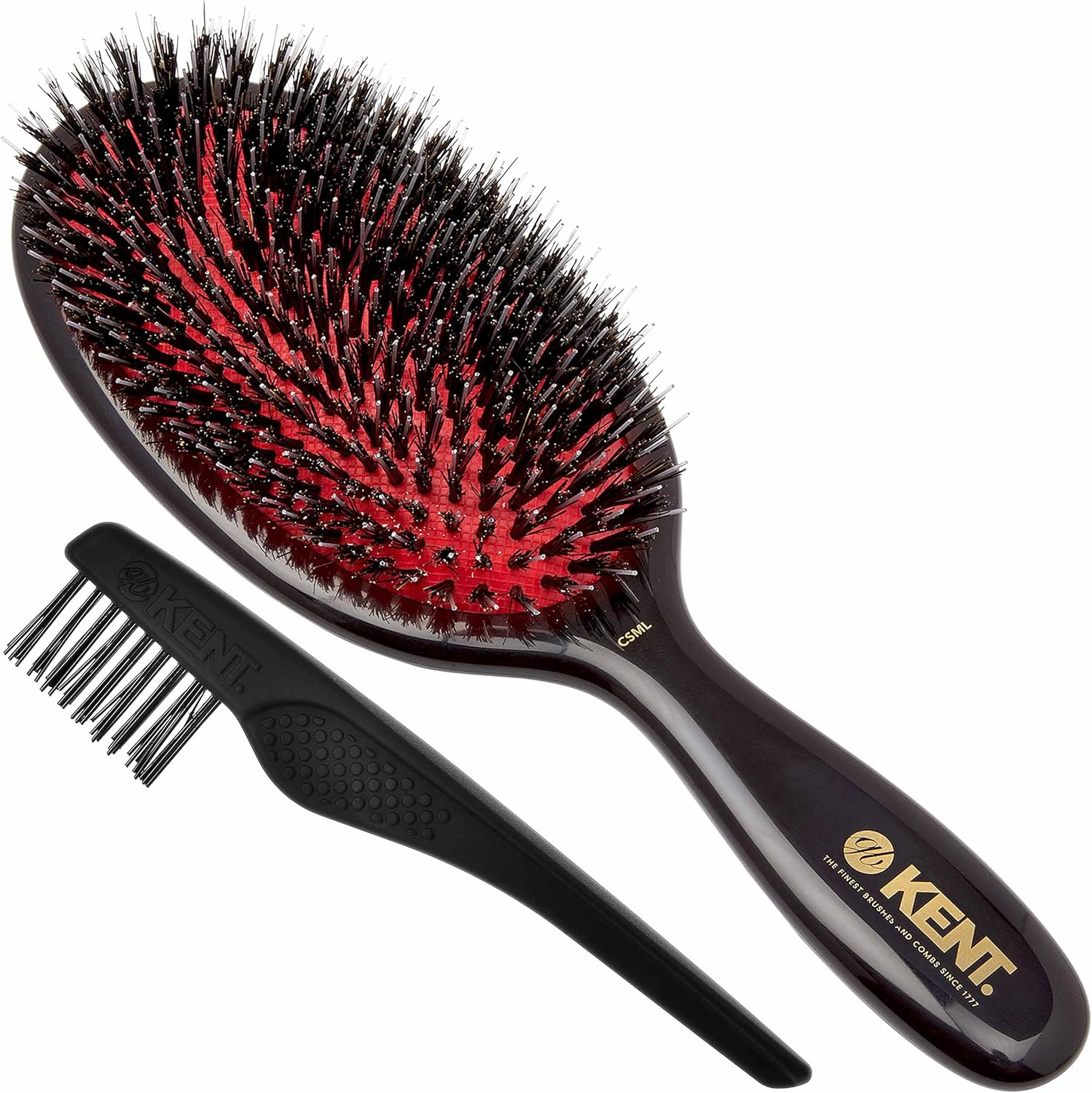 Kent Classic Shine Cushioned Bristle and Nylon Hair Brush, Large image number 4
