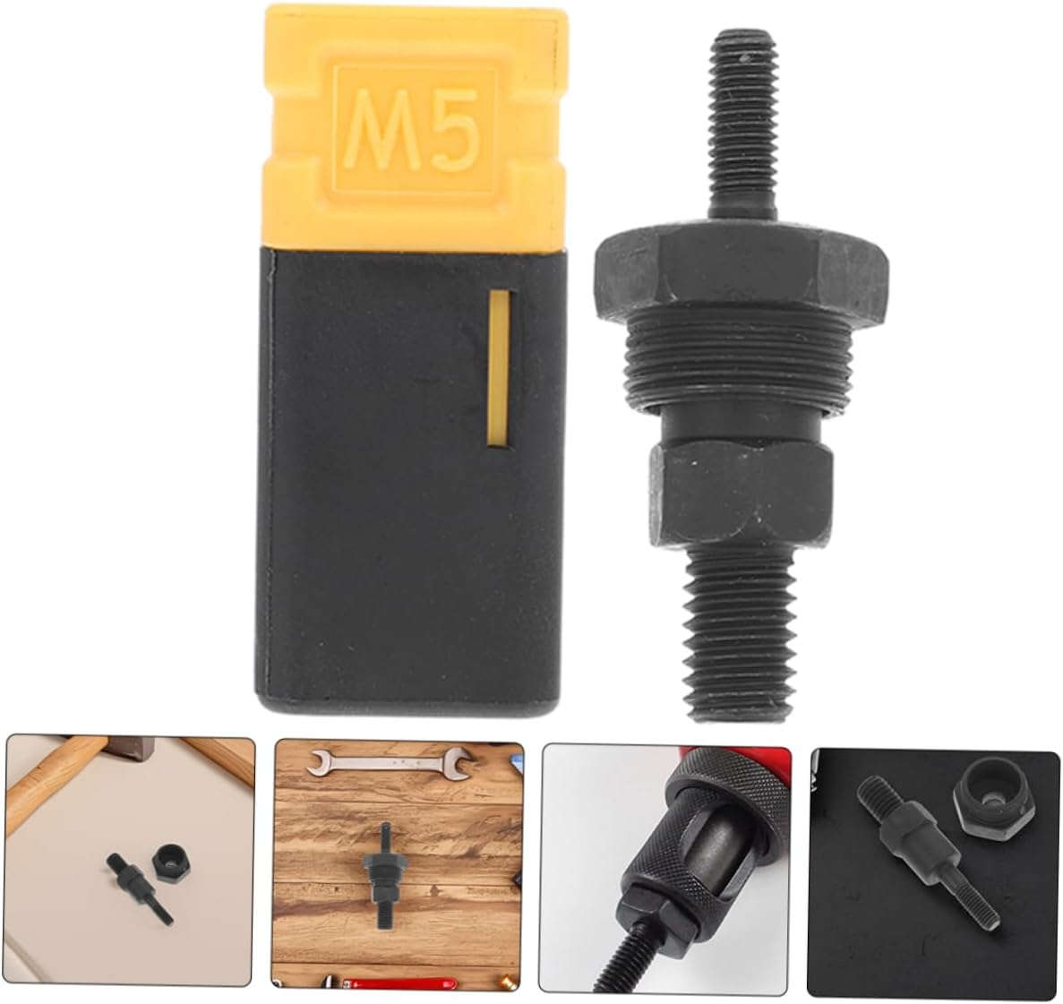 SWOOMEY 2Pcs Manual Rivet Nut Tool Steel Mandrels for Automotive Equipment Versatile Rivet Nut Tools Complete Accessories for Secure Connections image number 1