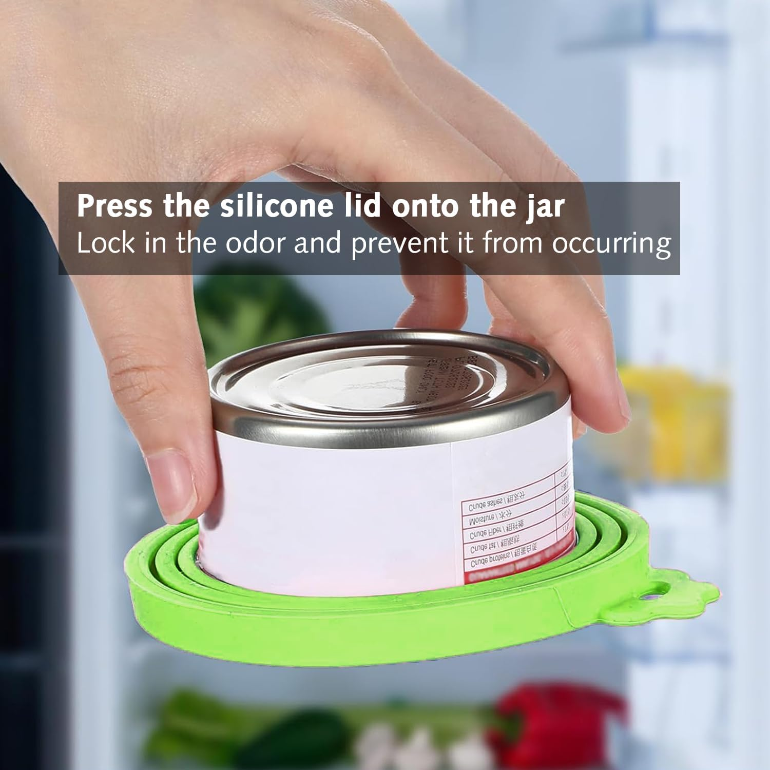 Ezranova Silicone Dog Cat Food Cans Lid for Pet Food Storage Lids for Dog Cat Food Cans Universal Size BPA Free Dishwasher Safe image number 6