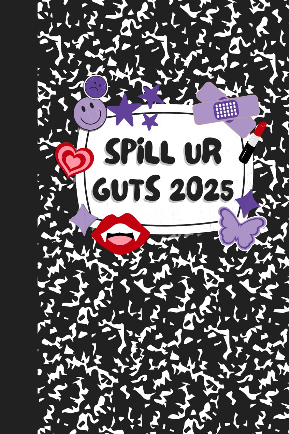 Spill Ur Guts 2025 Planner - 6"X9" Monthly and Weekly Calendar: Perfect for Tracking All Your Important Dates and Weekly to Do Items