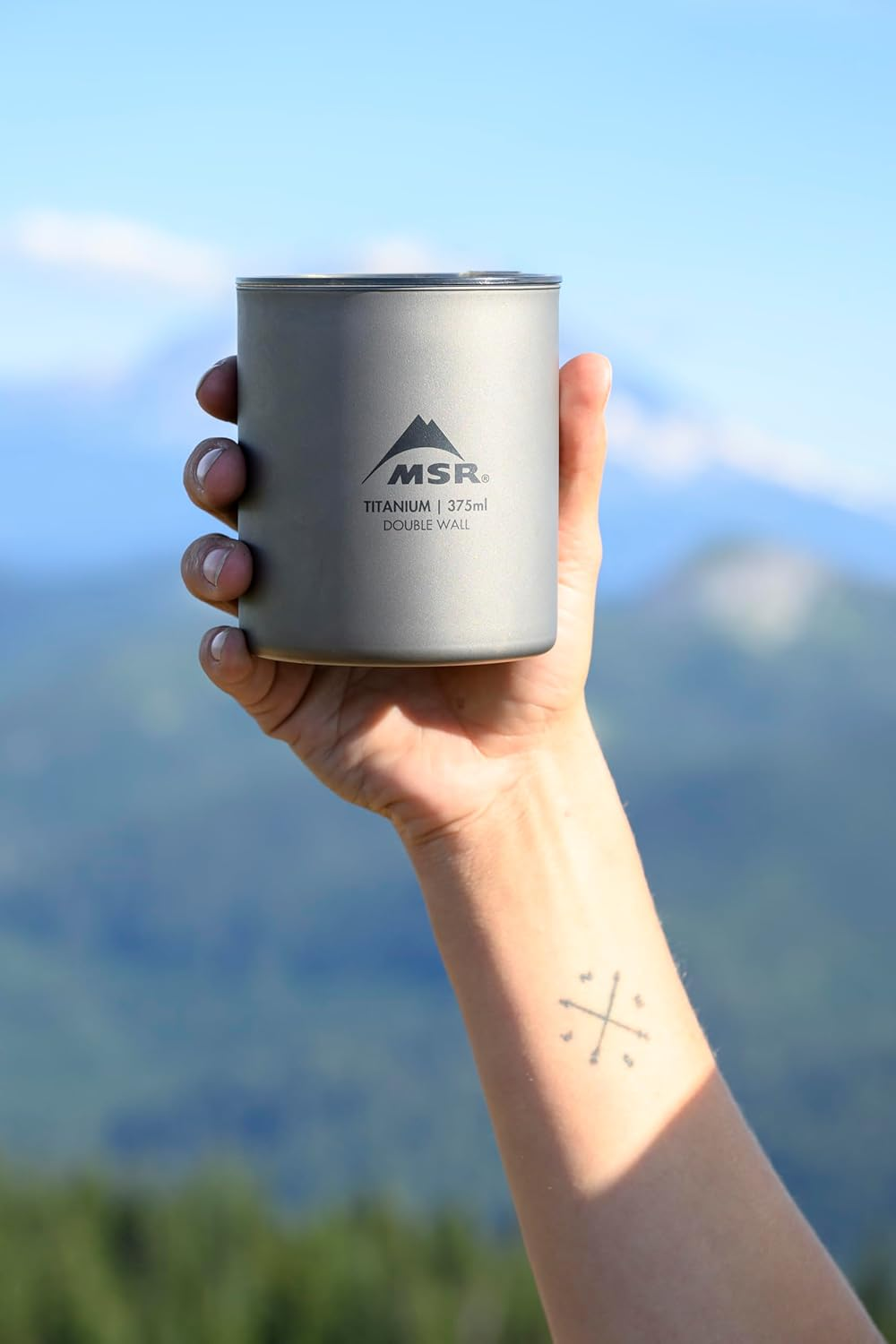 MSR Titan Ultralight Titanium Double Wall Camp Mug with Lid image number 3