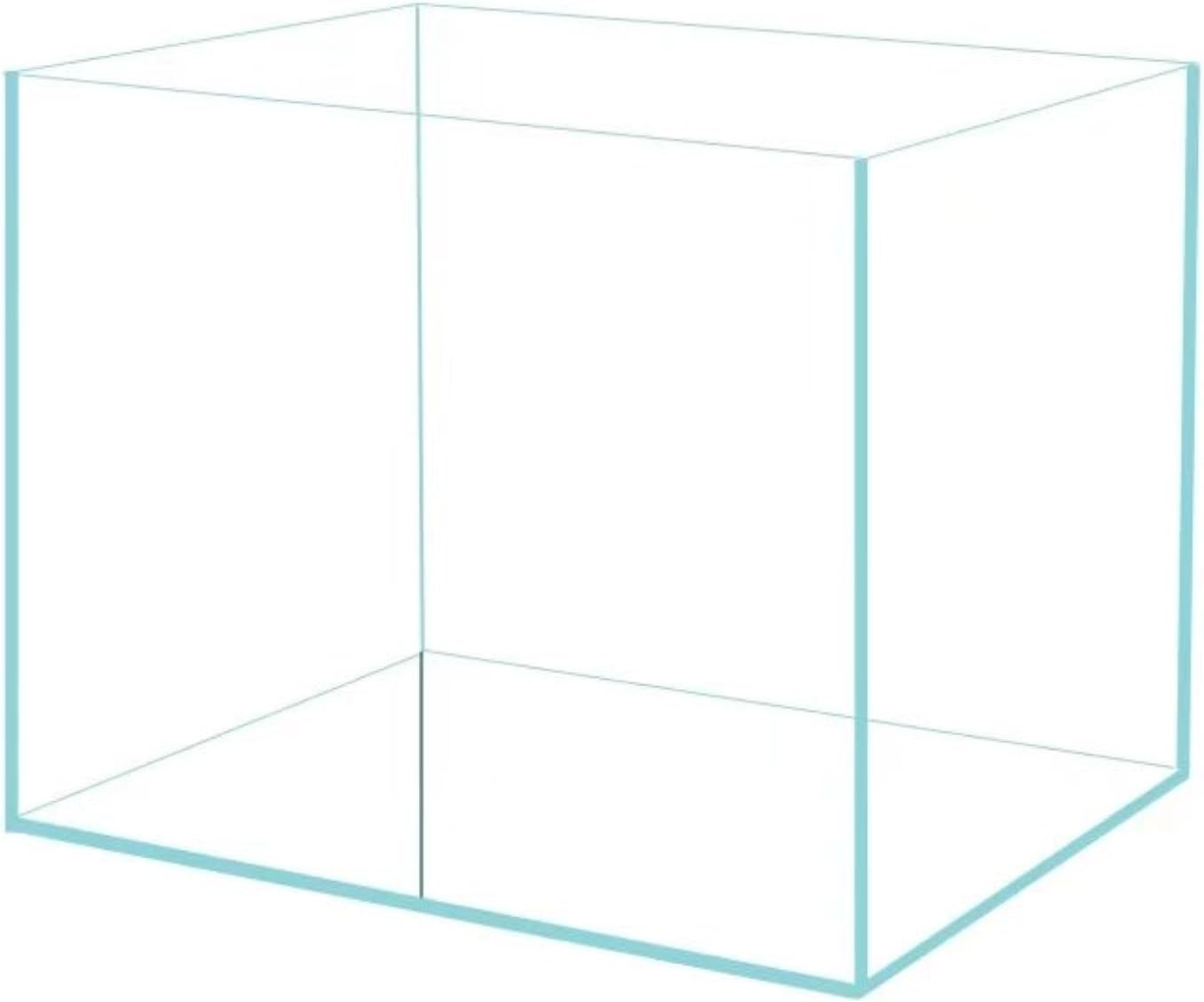 AWXZOM Small Nano Tall Rimless Tank, Small Glass Fish Tank, Small Betta Fish Tank, Small Aquarium, Min Fish Bowl, Betta Tank (0.7 Gallon 5.9''X4.3''X5.1'') image number 2