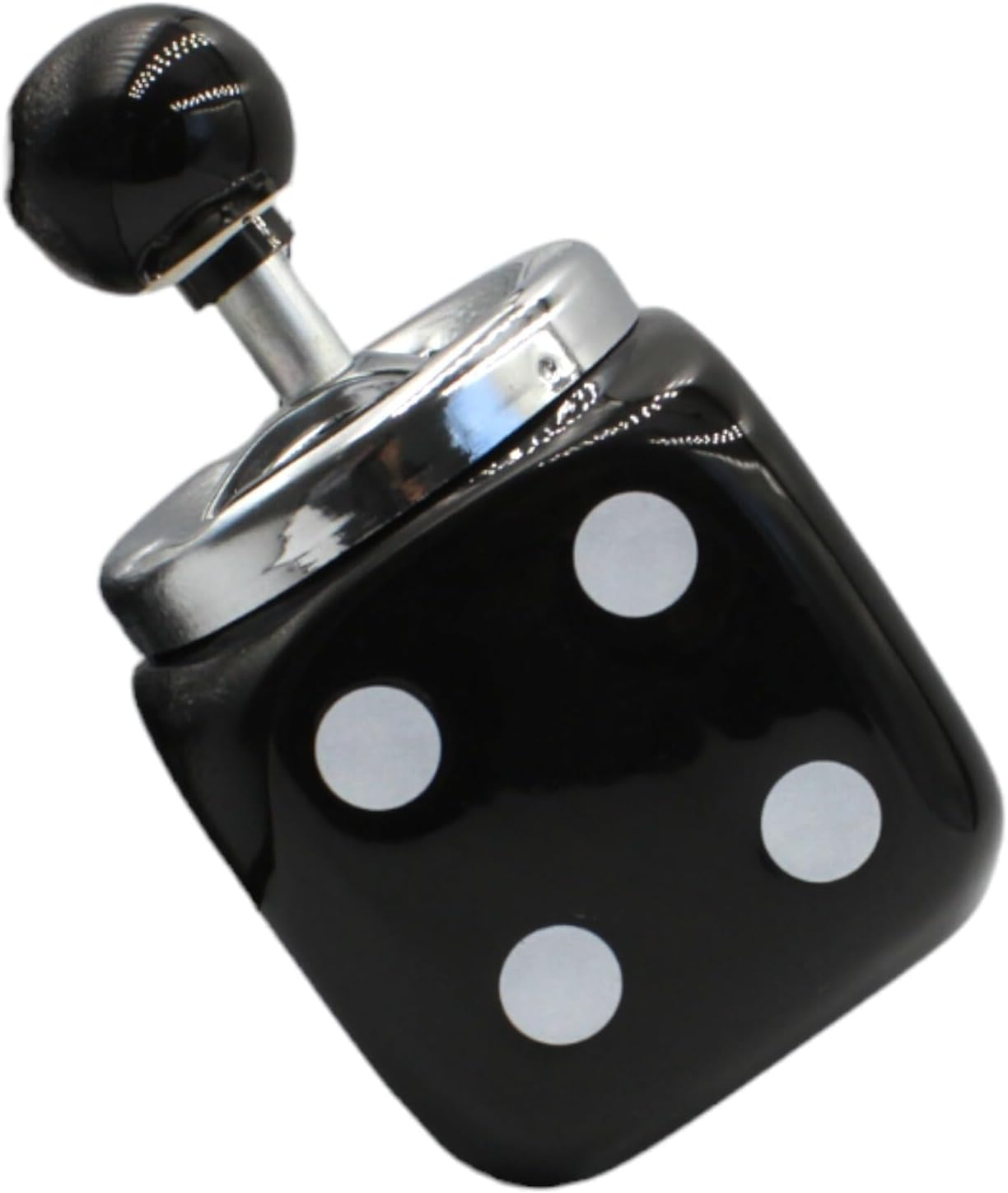 Ceramic Retro Black Dice Cube Cute Ashtray Gifts for Smokers Home Ashtrays for Indoor Outdoor Patio Desktop Decor Cigarette Ashtray