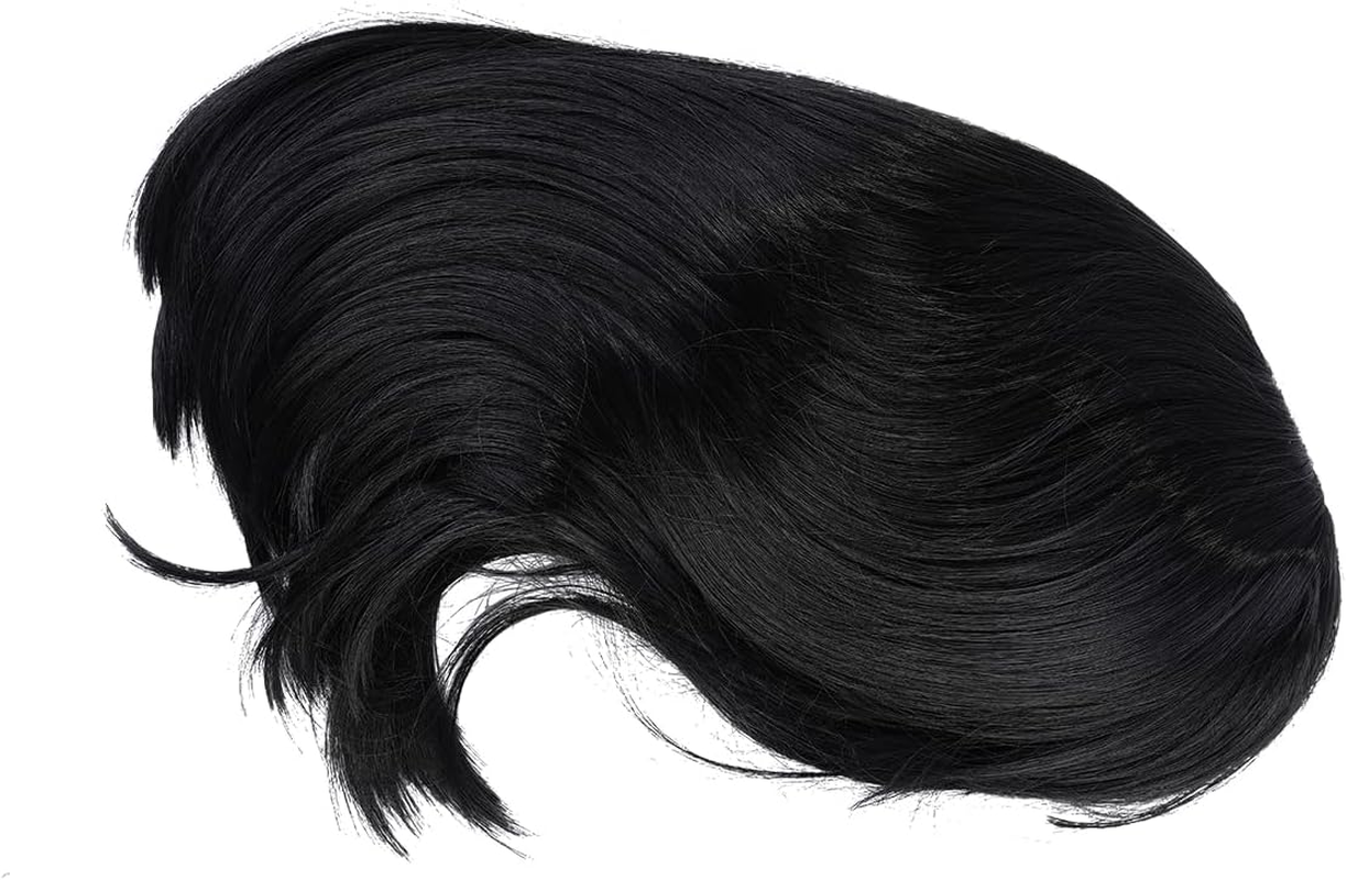 CENPEK Short Fluffy Anime Face Shaping Wig Short Long Synthetic Straight Fashion Wig image number 2