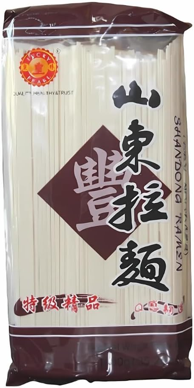 Lucky Pearl Strong Shandong Ramen Noodle, Brown, 1 Kg