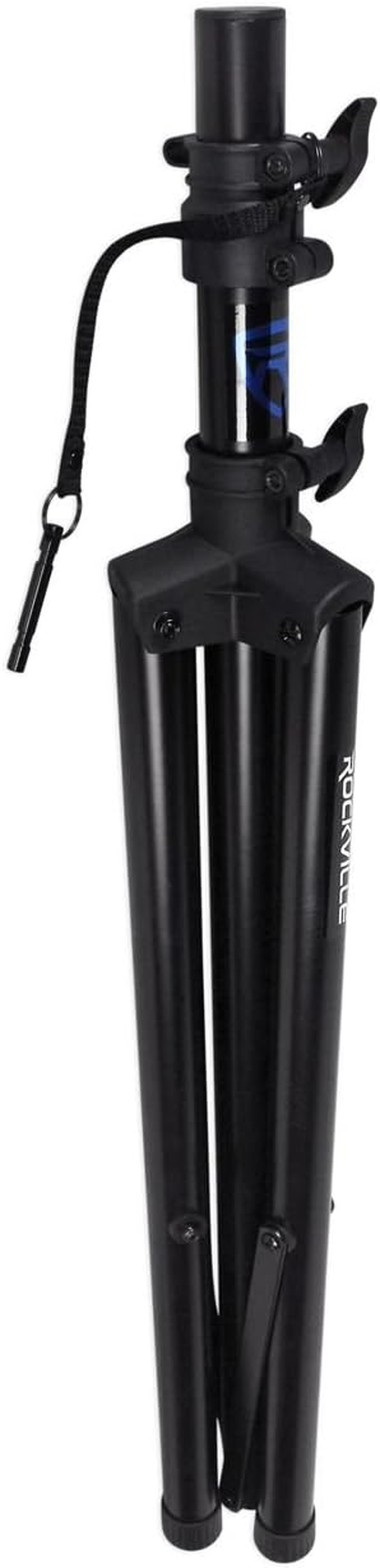 Pair Rockville RVES1 Adjustable Tripod DJ PA Speaker Stands+Carry Bag/Universal image number 4
