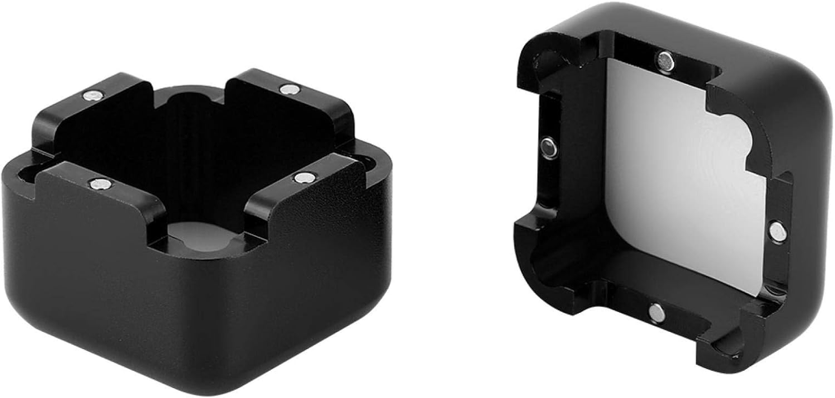 Joyzan Cue Tip Chalk Holder, Portable Mini Pool Cue Tip Tool Billiard Accessory Pool Snooker Chalk Holder Magnet inside Lubricate Detachable Cap image number 2