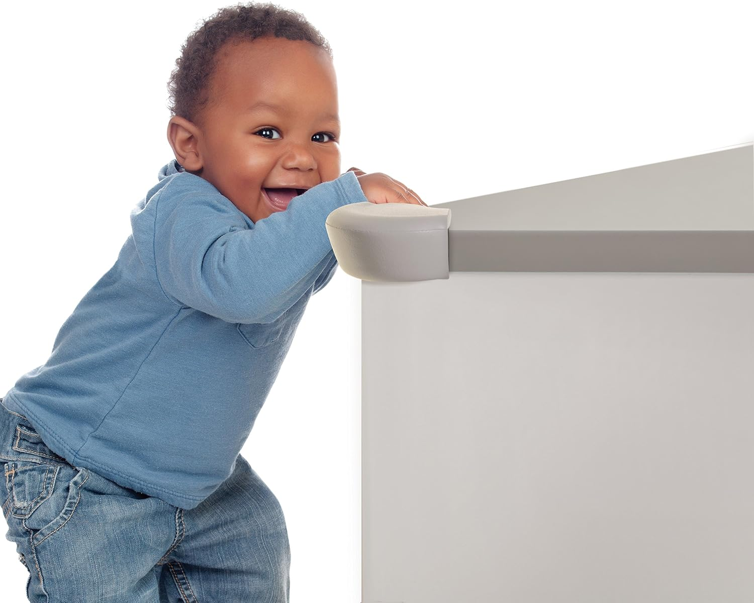 Dreambaby Bump-Guard Corner Protectors, Grey (Pack of 4) image number 2