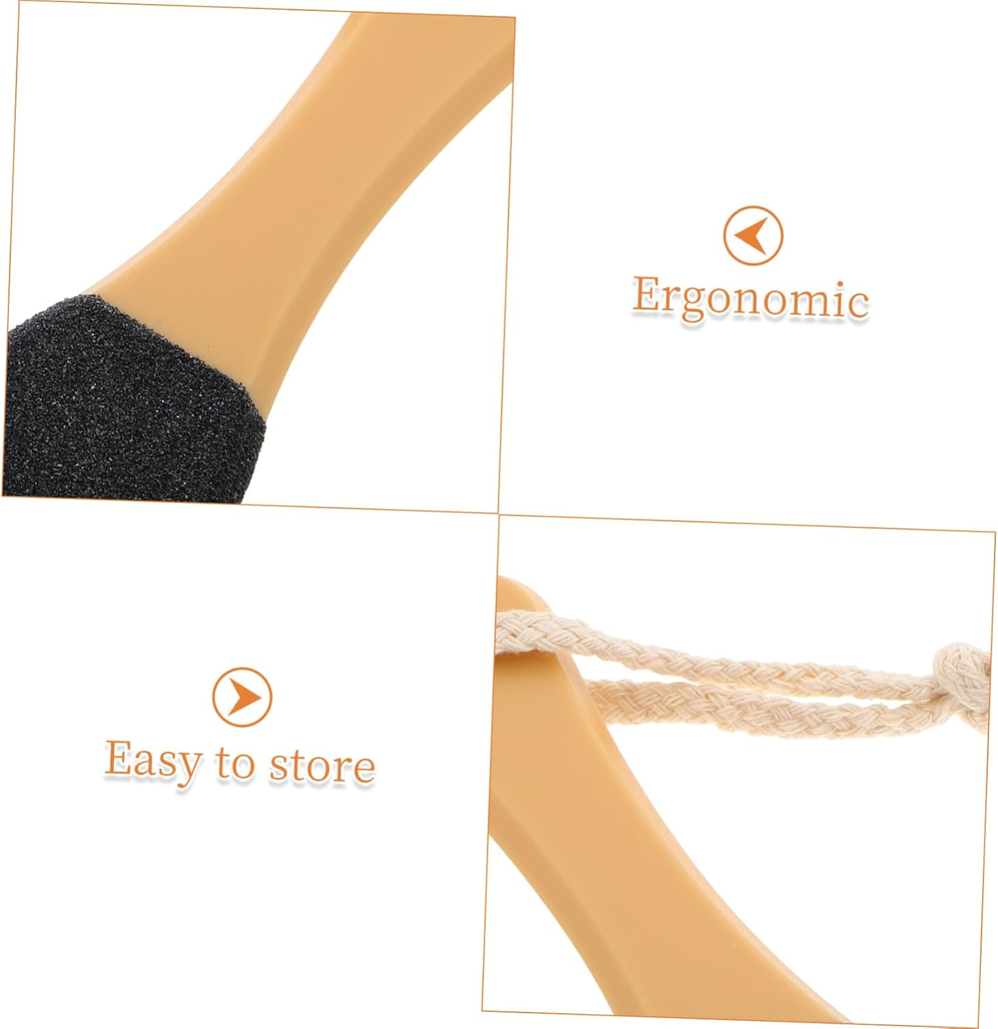 2Pcs Foot Scrub Callus Remover for Pedicure Foot Files for Dead Skin Heels image number 5