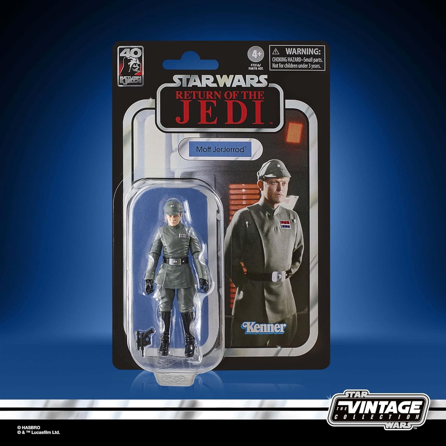 Star Wars the Vintage Collection Moff Jerjerrod, Star Wars: Return of the Jedi 3.75-Inch Collectible Action Figure, Ages 4 and Up image number 4