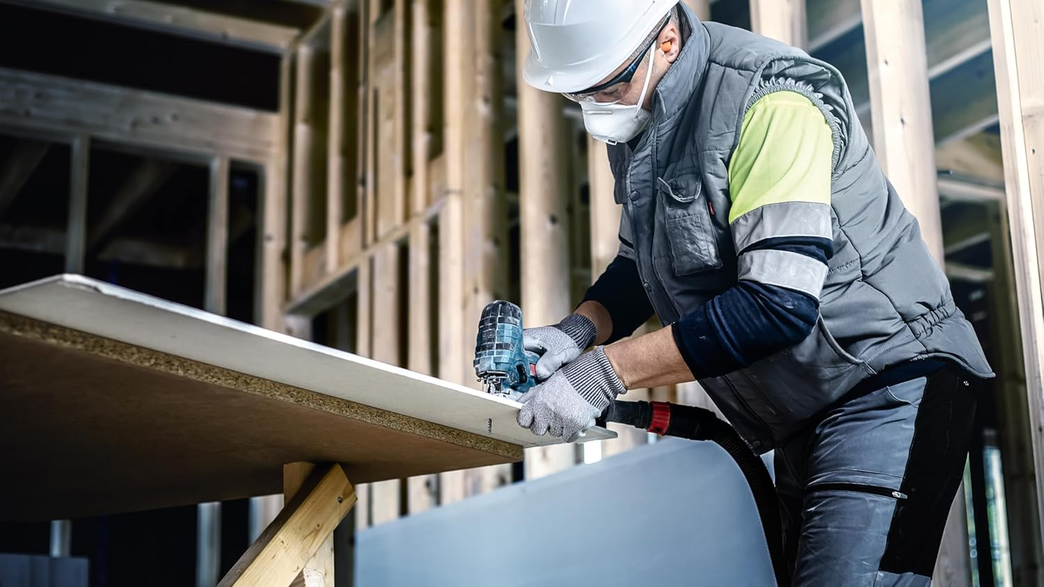 Bosch 3X Expert Fiber Plaster T141HM Jigsaw Blade (For Fibre Cement Boards, Drywall Board, Length 100 Mm, Professional Accessory Jigsaw) image number 5