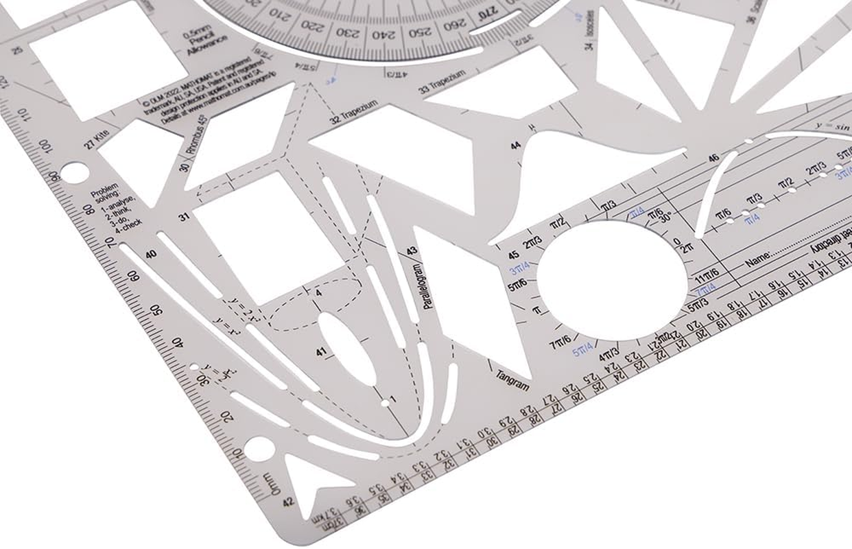 Mathomat V3. Designer Template in Wallet with Drawing Ideas Poster image number 6