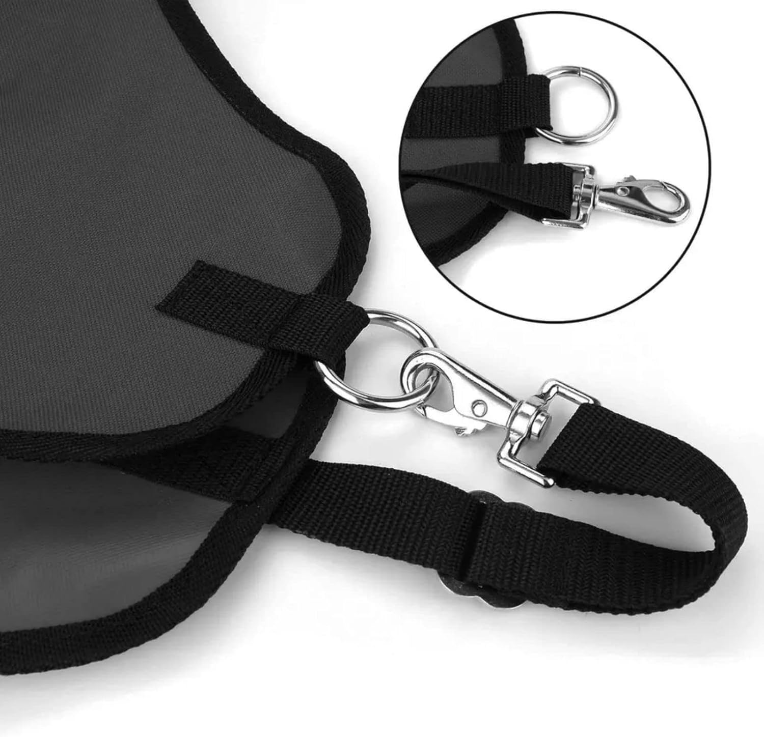 TNBUENO Slow Feeder Hay with Metal Snap Fastener, Hanging Hay Feeder Sack Storage Bag for Horses Goat Cattle Equine Stalls Barn Supplies image number 1