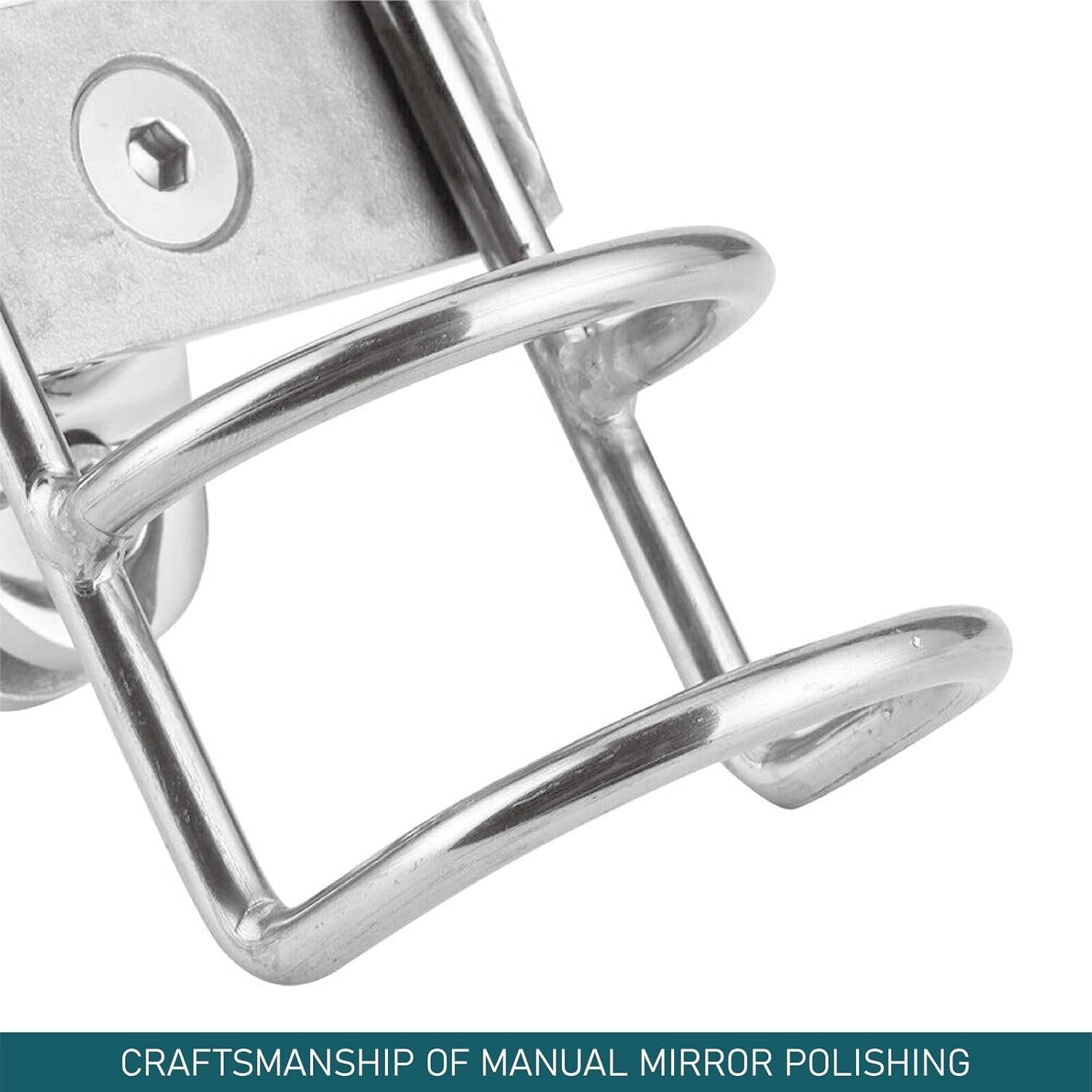 Leona Co 2PCS/4PCS 360 Degree Stainless Steel Rod Holder Rail Mount Wire Fishing Boat Marine Grade image number 5