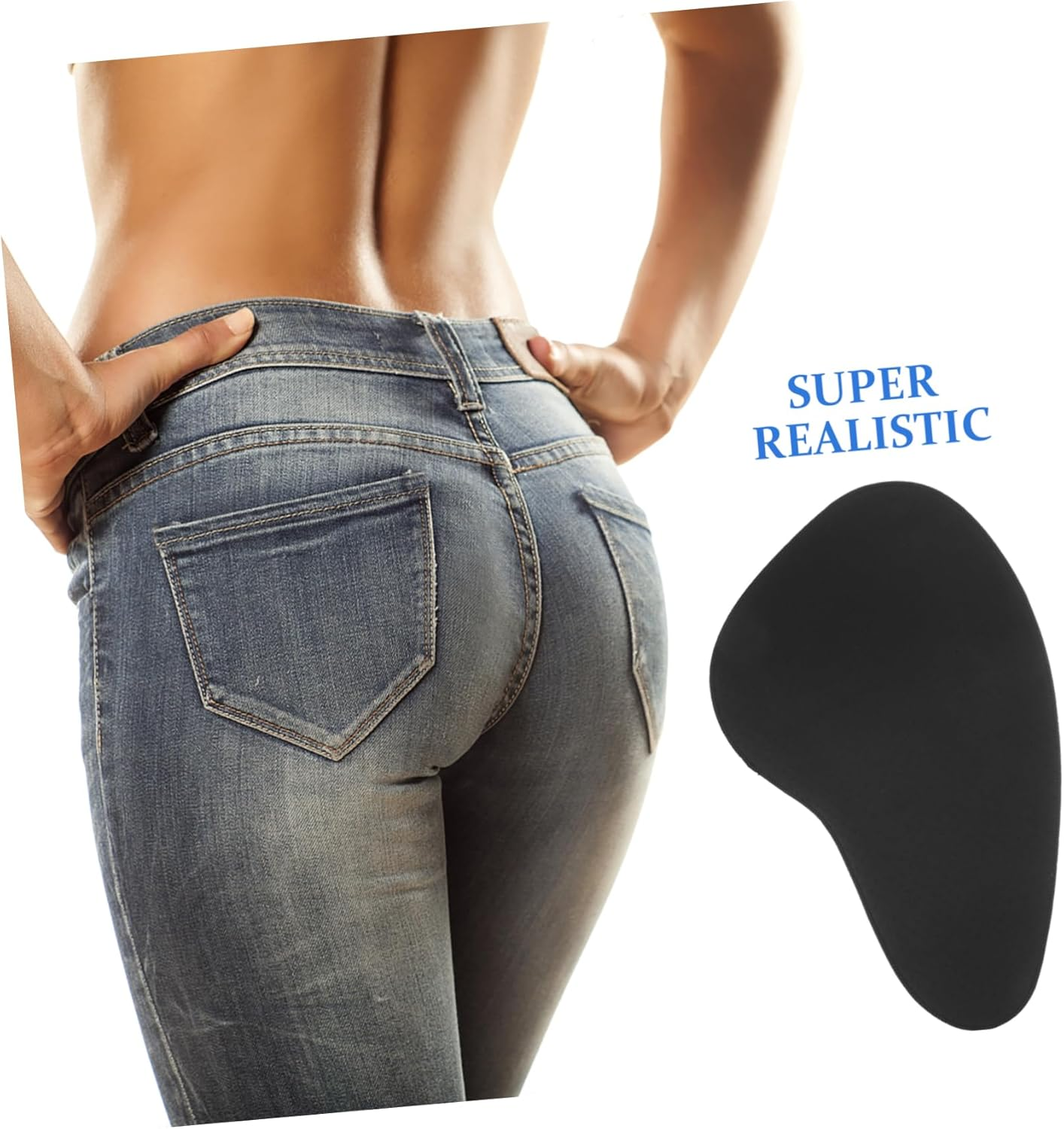 Butt Lifting Hip Pads for Women High Waist Thick Sponge Insert Padded Underwear Postpartum Shapewear Hip Enhancer Black Elastic Fake Butt Inserts image number 4