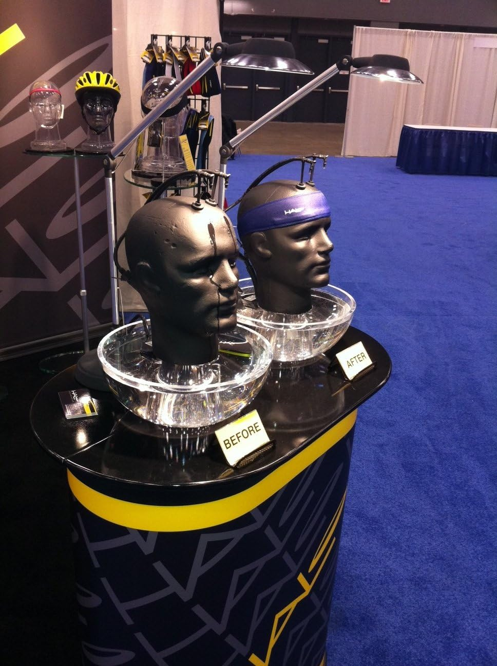 Halo Headband H0024 Halo II Pullover Graphic (Headband Type), Band Width Approx. 2.0 Inches (5 Cm), One Size Fits Most - Blue Tie Dye image number 4