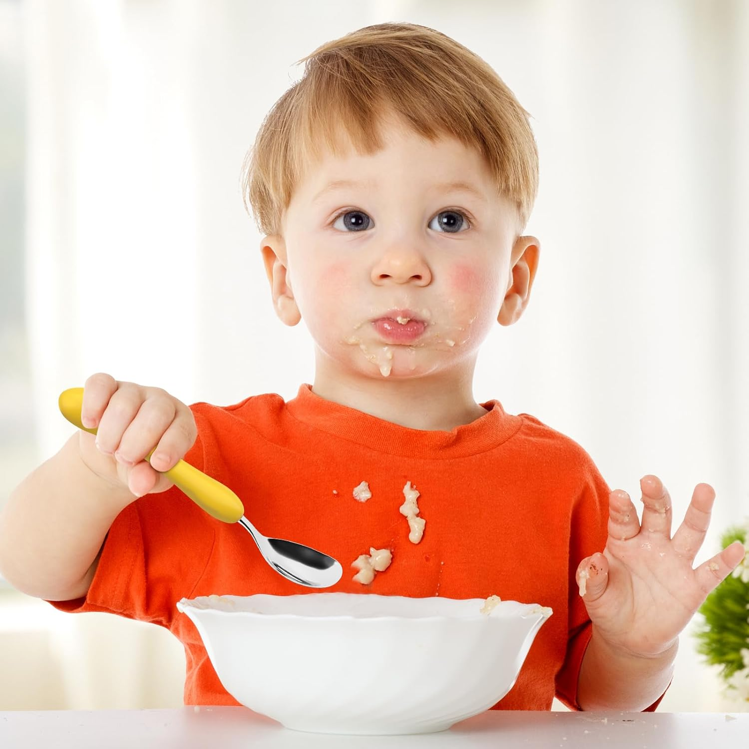 Lehoo Castle Toddler Cutlery, 6 PCS Childrens Cutlery Set, Kids Cutlery Set Includes 2 X Childrens Forks/Knives/Spoons, Toddler Knife and Fork Set（Excavators） image number 2