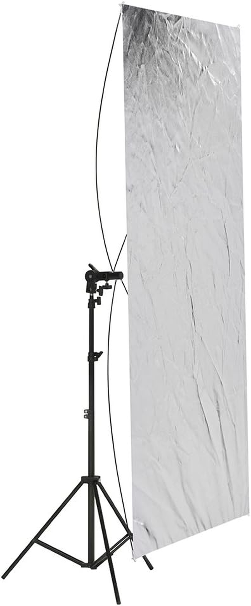 Neewer 35" X 70"/ 90 X 180Cm Photo Studio Gold/Silver & Black/White Flat Panel Light Reflector with 360 Degree Rotating Holding Bracket and Carrying Bag