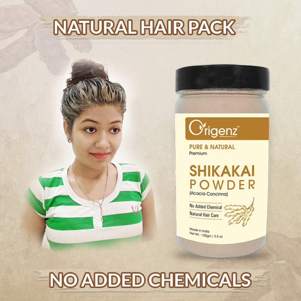 Origenz Premium Shikakai Powder for Healthy Hair 100Gm (Pack of 3) image number 5