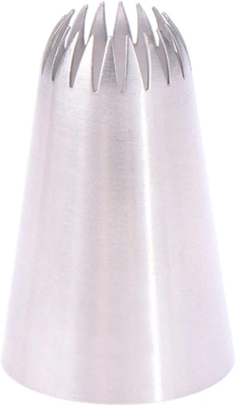 1Pcs Pastry Kitchen Gadgets Cookies Supplies Stainless Steel Silver Fondant Decor Nozzle for DIY Cakes Decoration