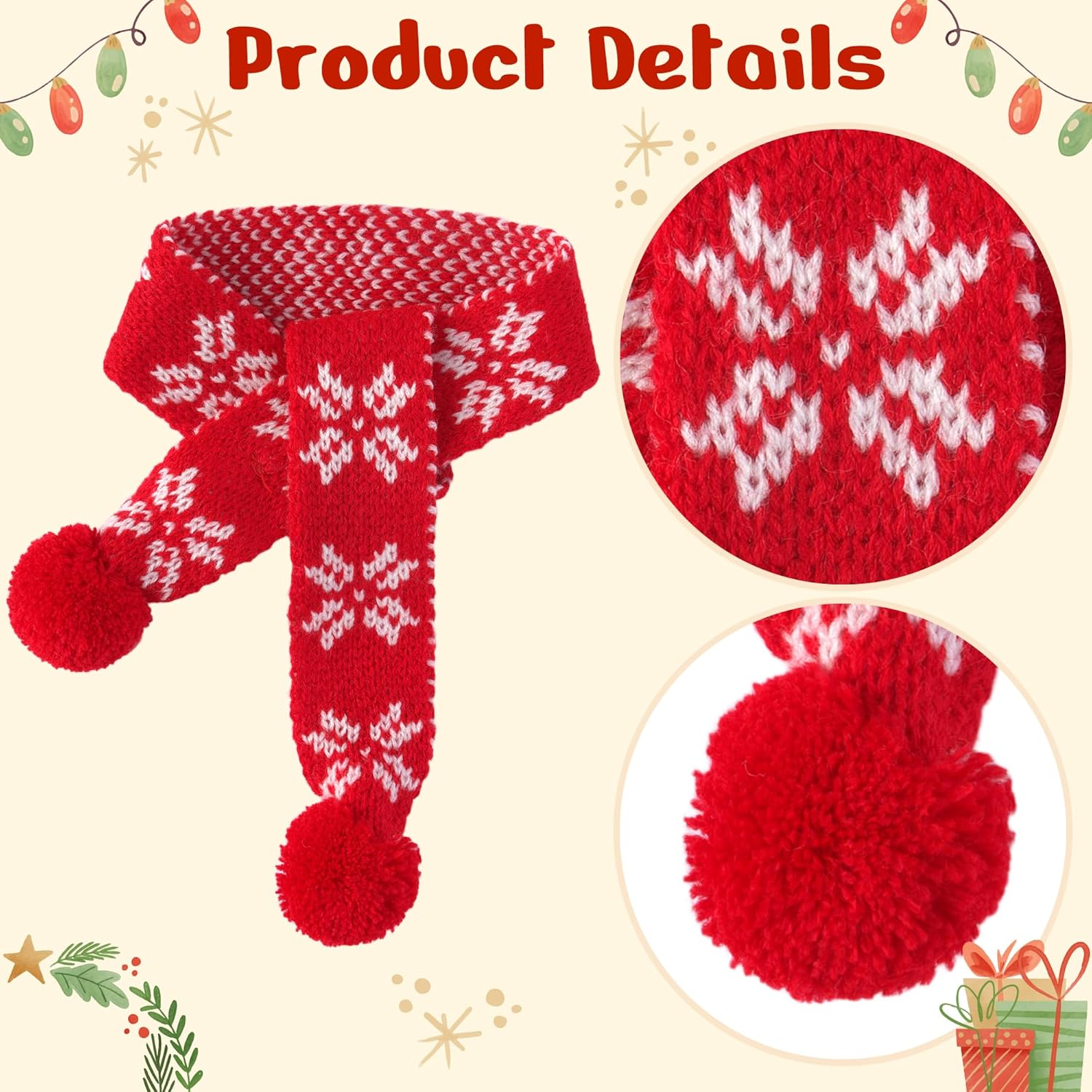 Christmas Dog Costume Snow